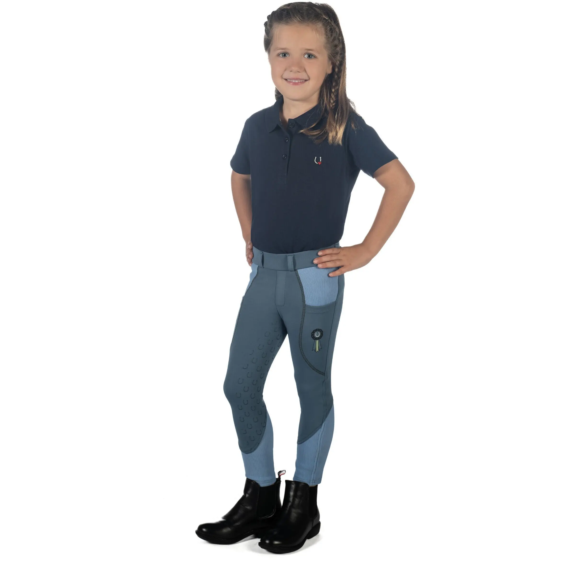 Kinder Poloshirt CLAIRE dunkelblau