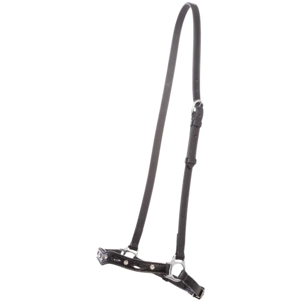 Reithalfter Island hannoveranisch RAGNAR Celtic schwarz/silber