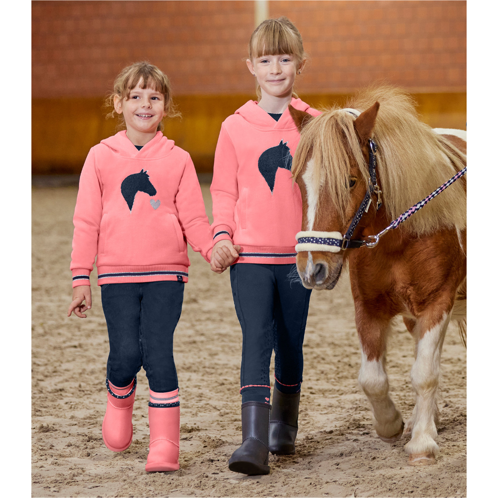 Kinder Hoody LUCKY LEA rosarot
