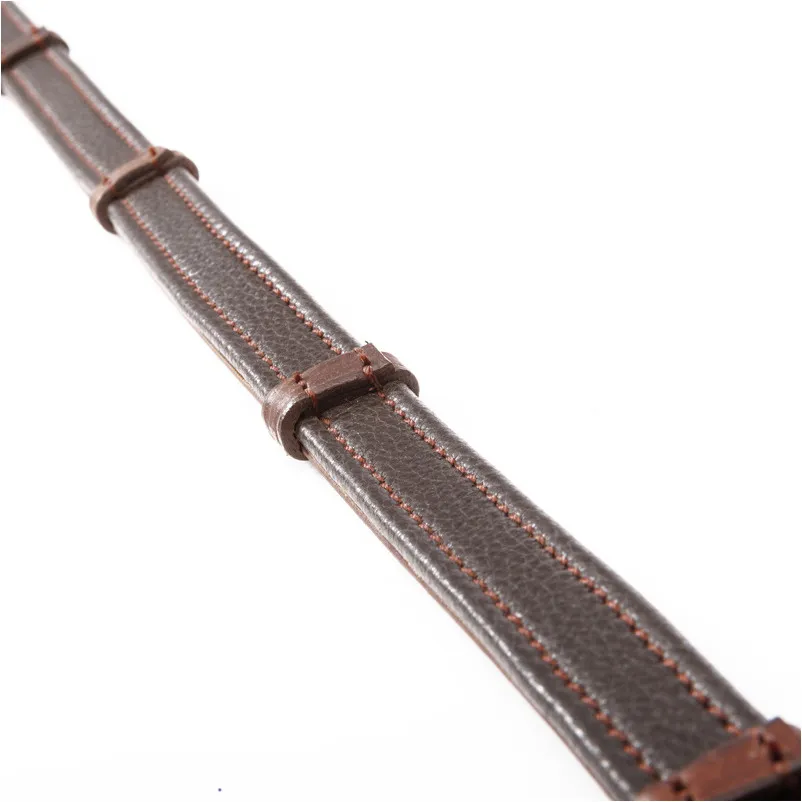 Softgrip Zügel 5 Stege braun 16mm 