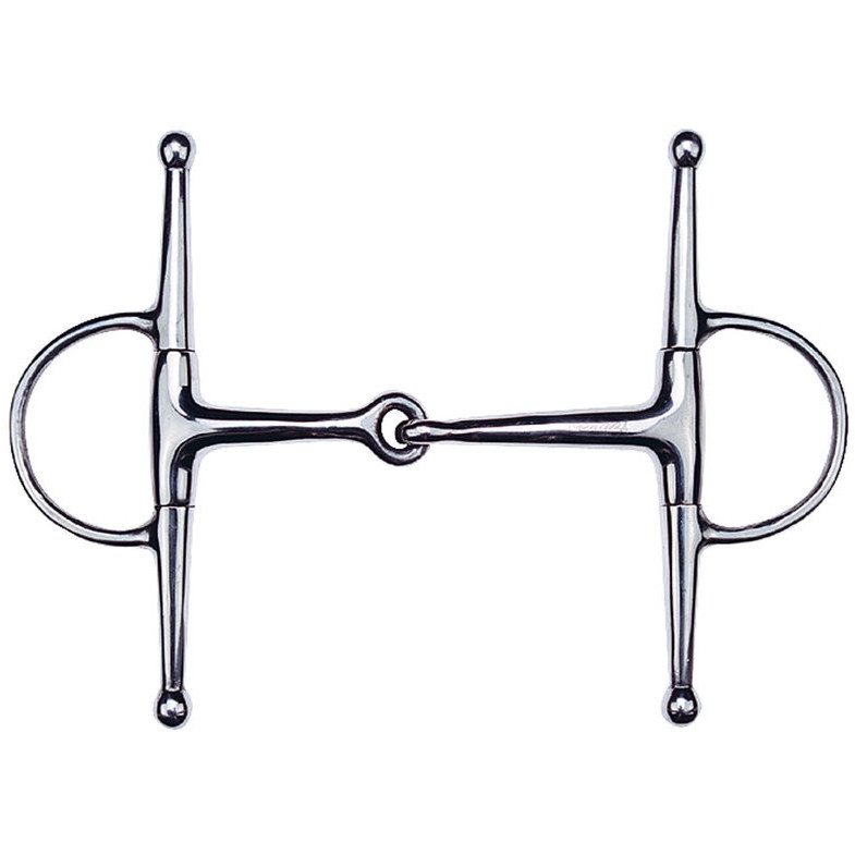 Knebeltrense mit OLIVENKOPF einfach gebrochen 15mm Knebeltrense mit OLIVENKOPF einfach gebrochen 15mm