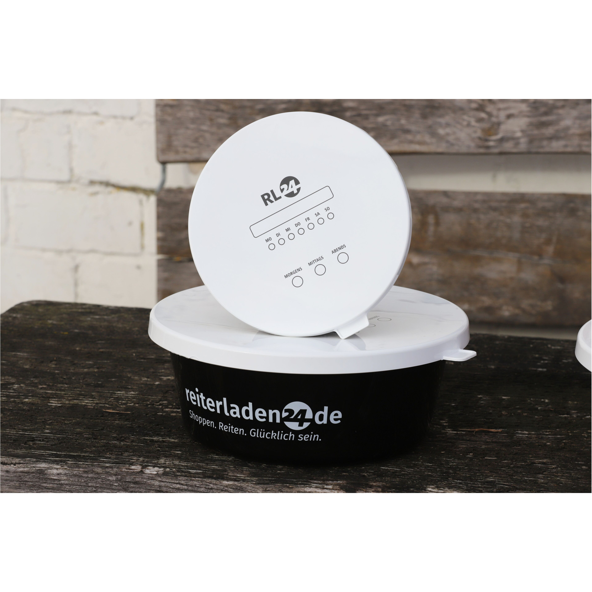 Müslischale mit Deckel hellblau Müslischale mit Deckel hellblau