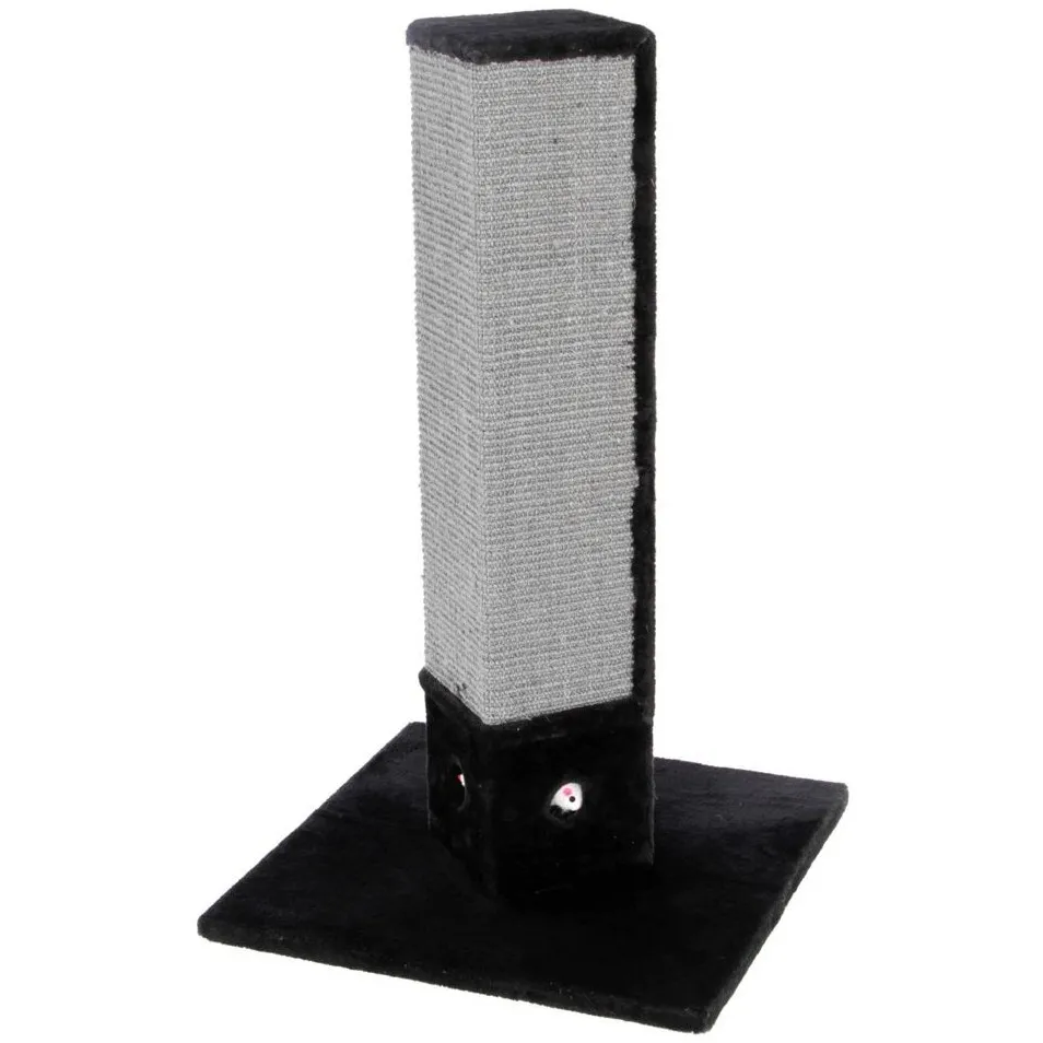 Kratzsäule 4-CORNER schwarz 48x48x80cm 