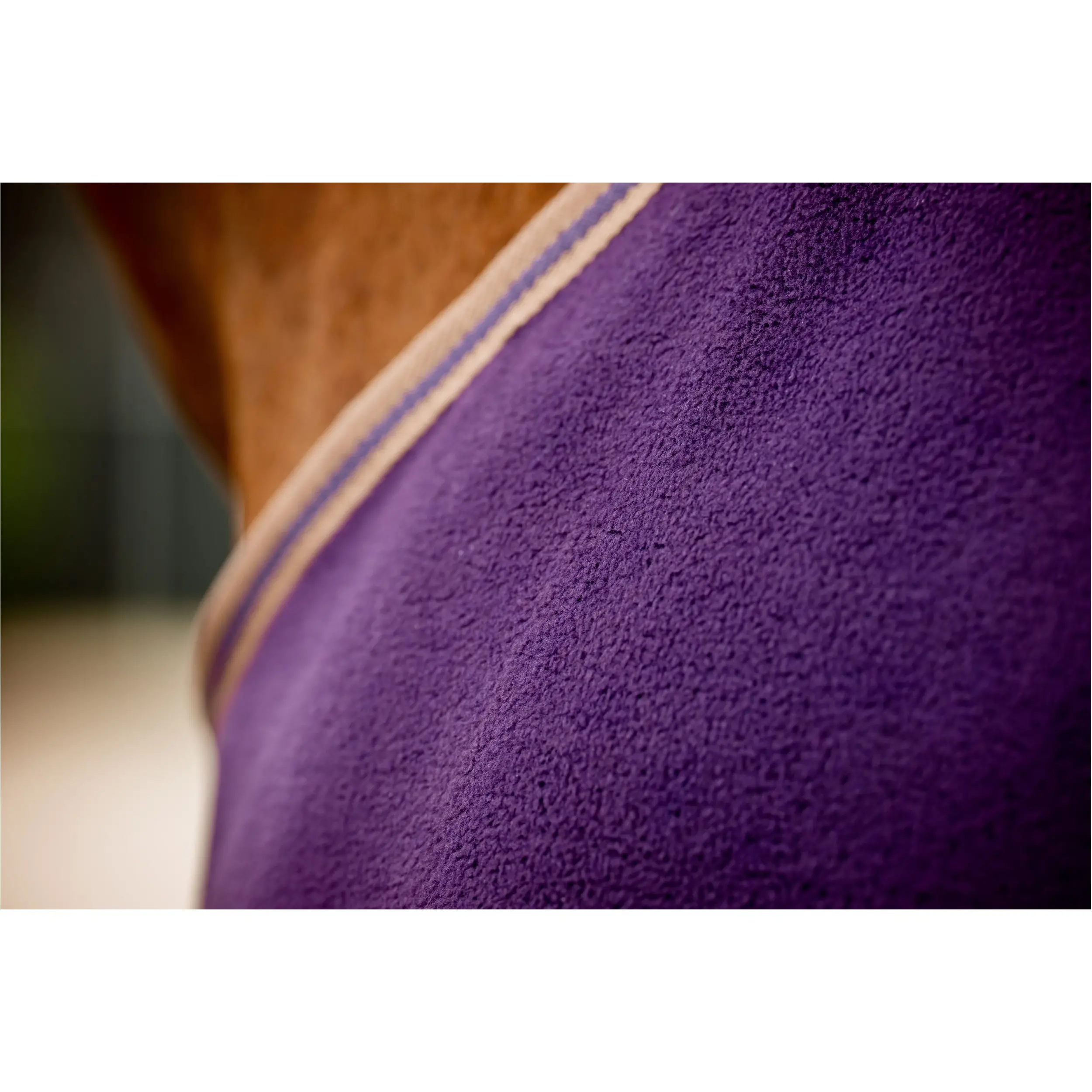 Abschwitzdecke AMIGO Fleece Cooler winterberry/taupe