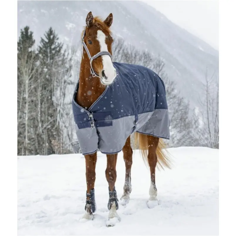 Winterdecke 450g Füllung 600D TYREX marineblau/grau Winterdecke 450g Füllung 600D TYREX marineblau/grau