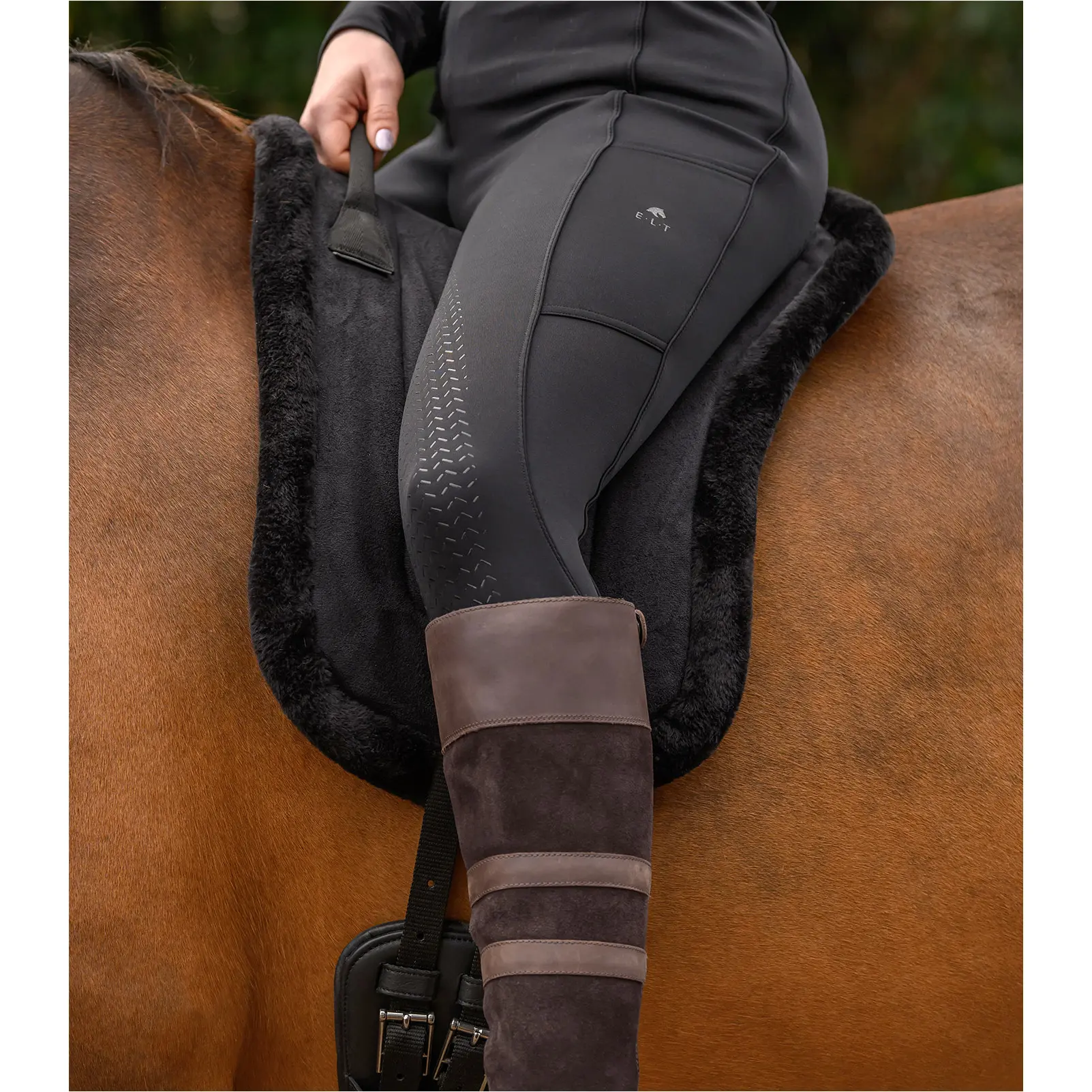 Reitpad SOFT schwarz