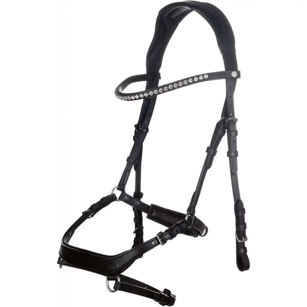 Trensenzaum PRO ANATOMIC schwarz