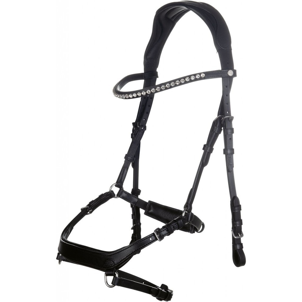 Trensenzaum PRO ANATOMIC schwarz