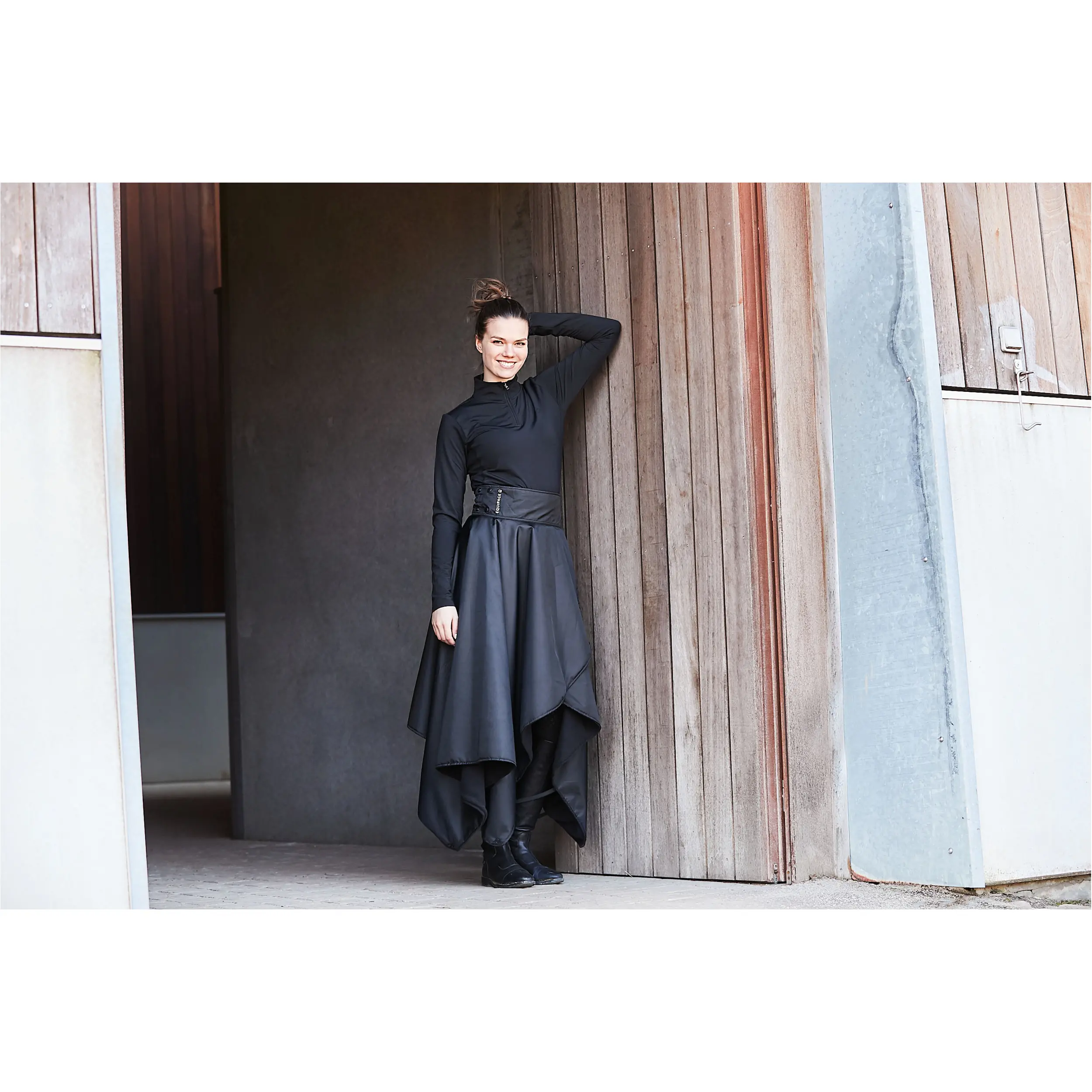 Winter Damen Reitrock LAURIE schwarz