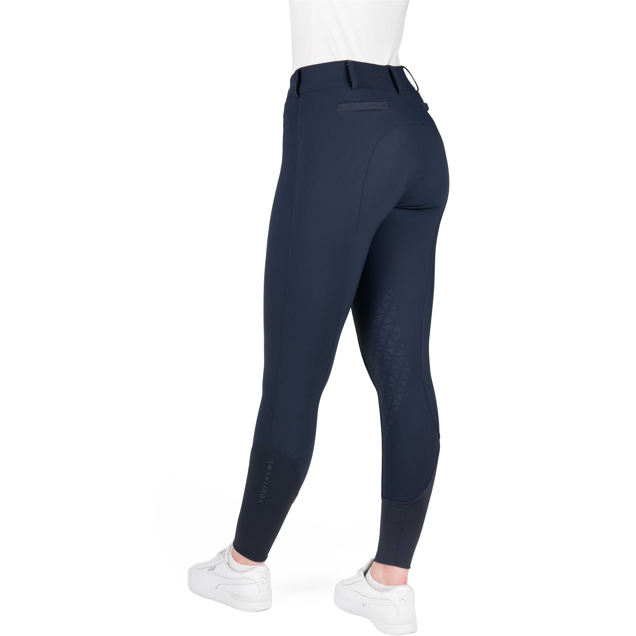 Damen Reithose Silikon Kniebesatz EK-SALLY navy