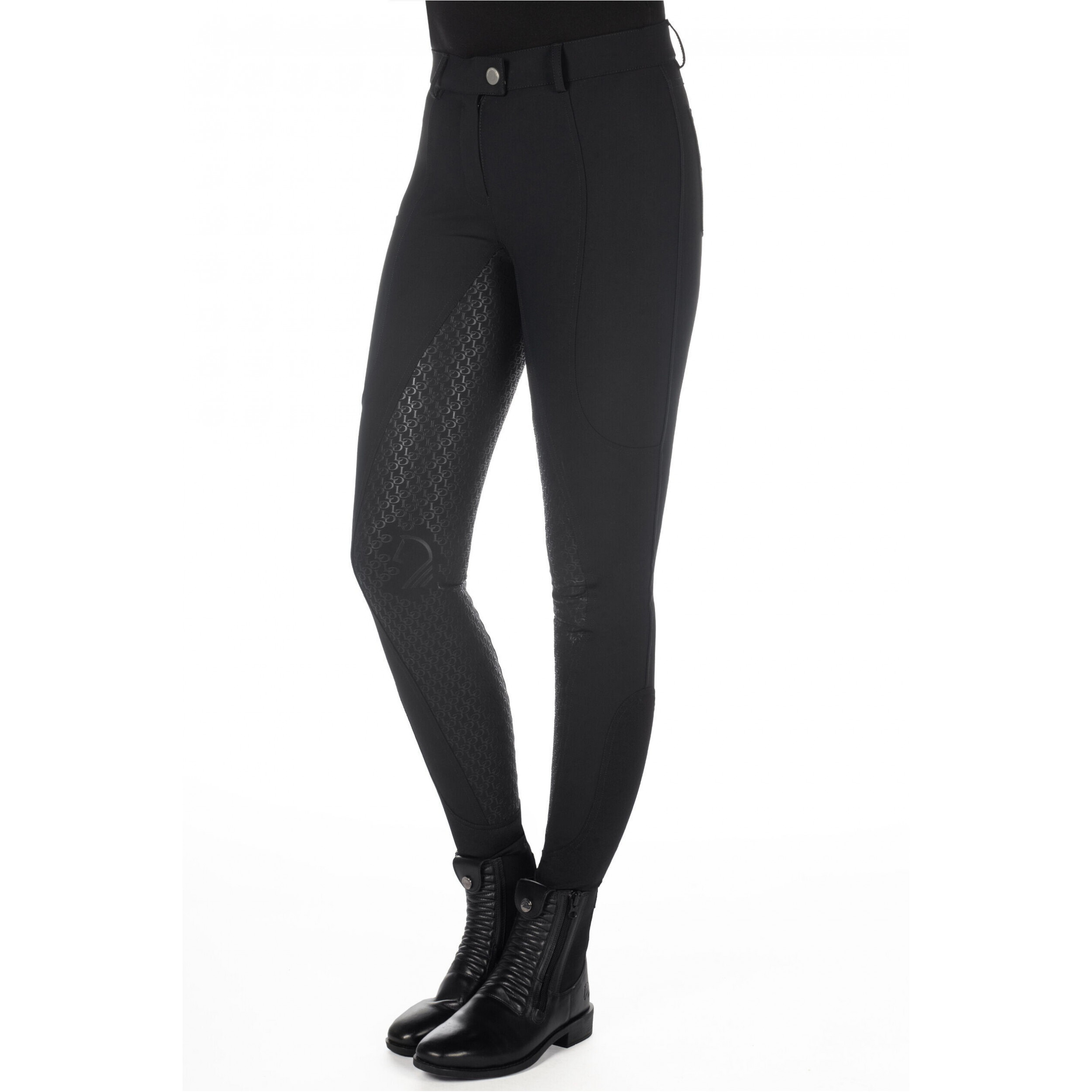 Damen Reithose Silikon Vollbesatz AMALFI schwarz