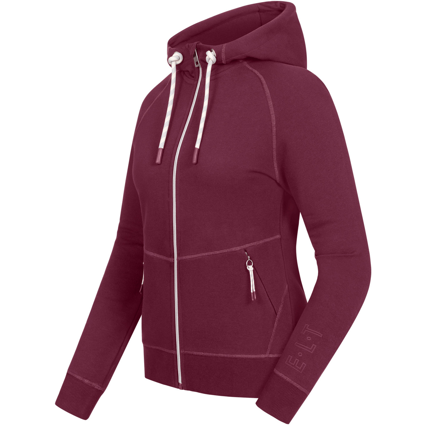 Damen Hoody-Jacke PAMPLONA samtrot
