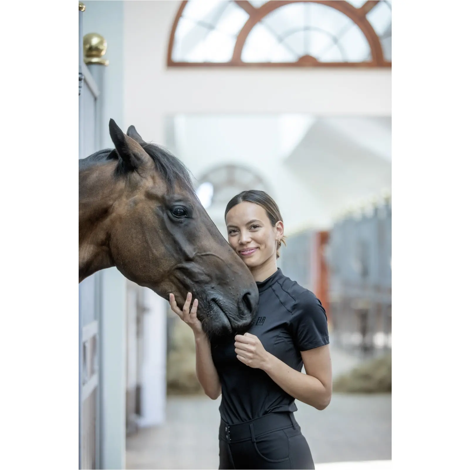 Damen Funktionsshirt Kurzarm FIR-Tech schwarz