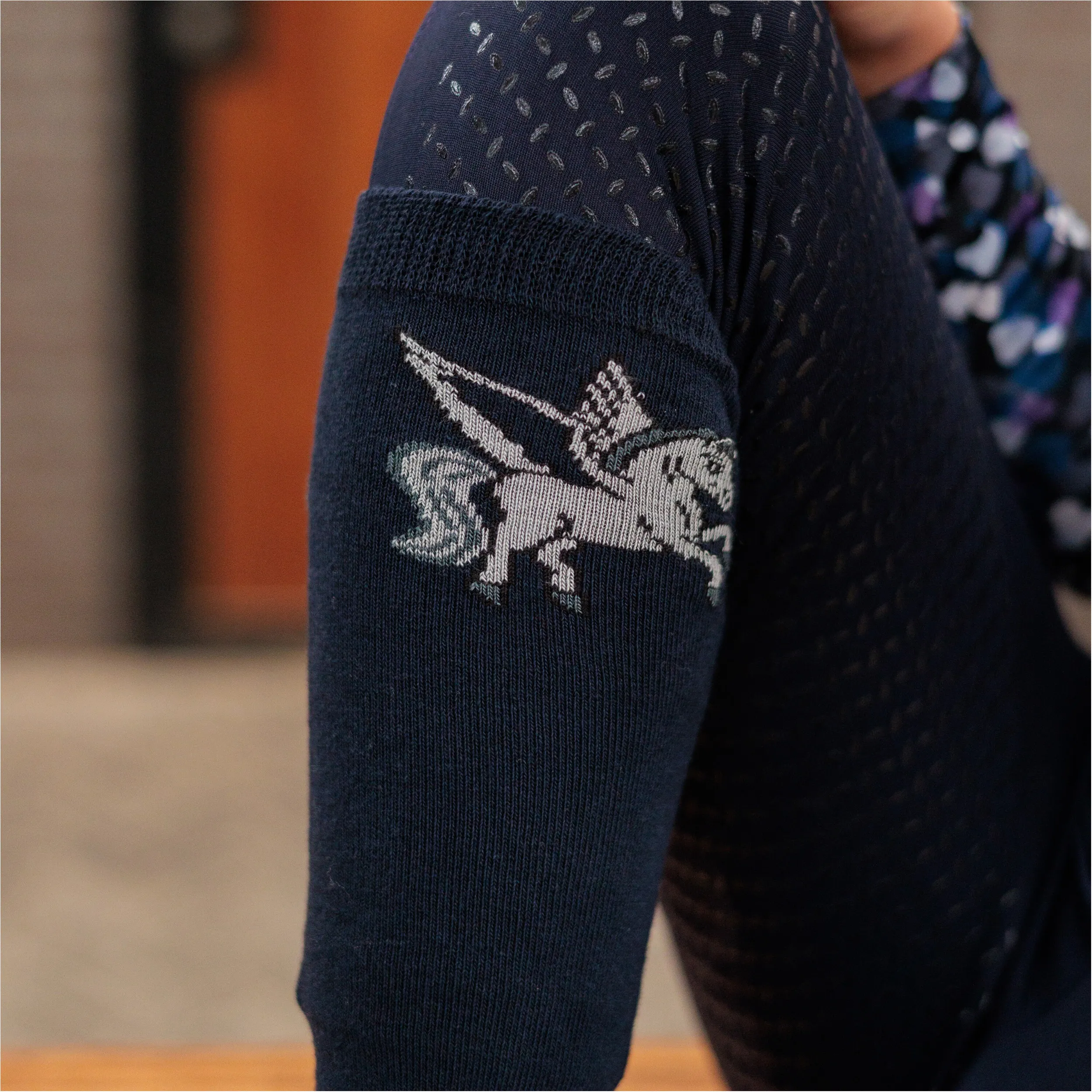 Kinder Reitsocken IRHPegasus navy