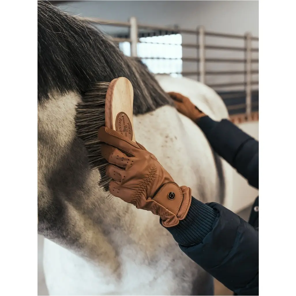 Bürste mit Polypropylenborsten BANANE holzfarben