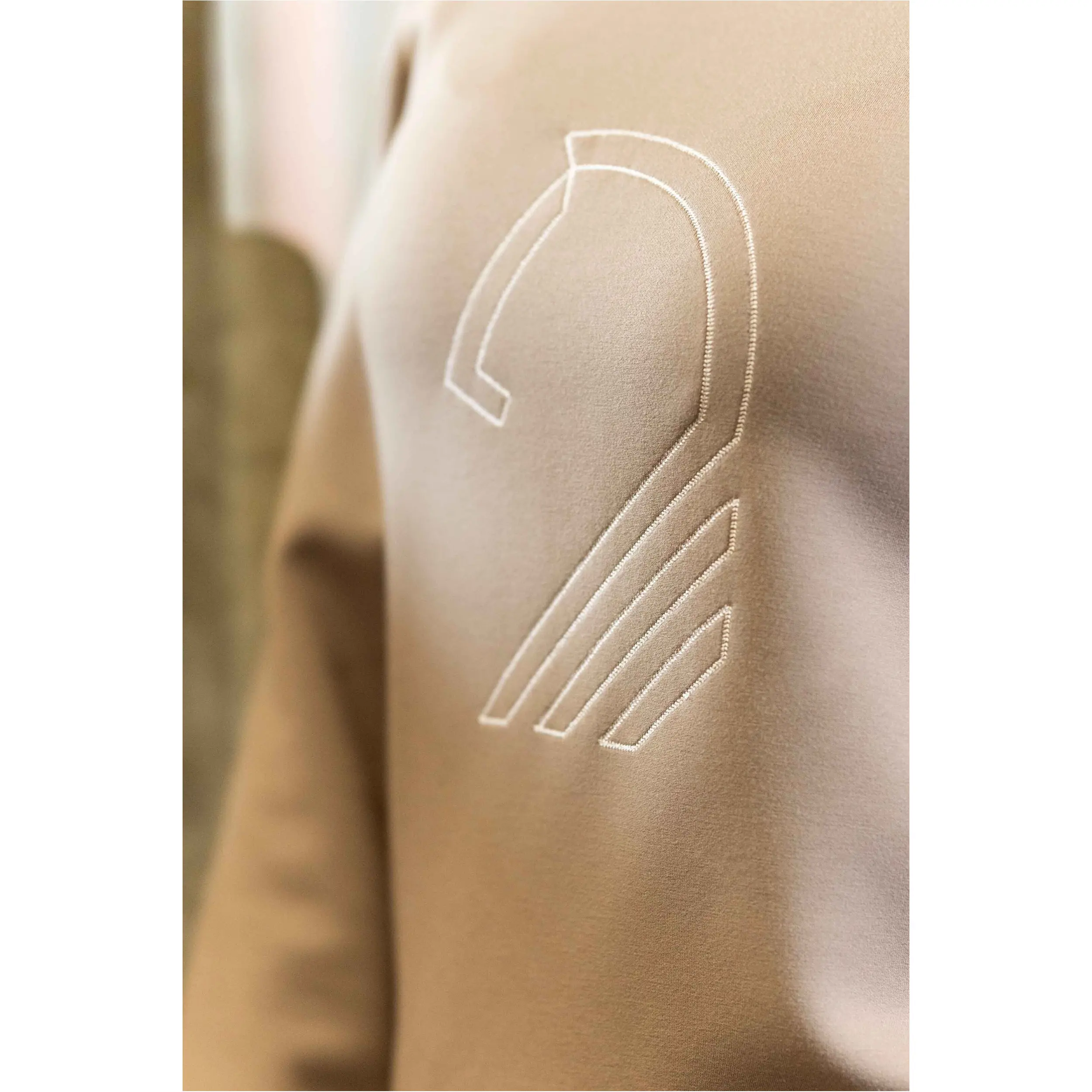 Damen Pullover LIVIGNO HORSE HEAD taupe