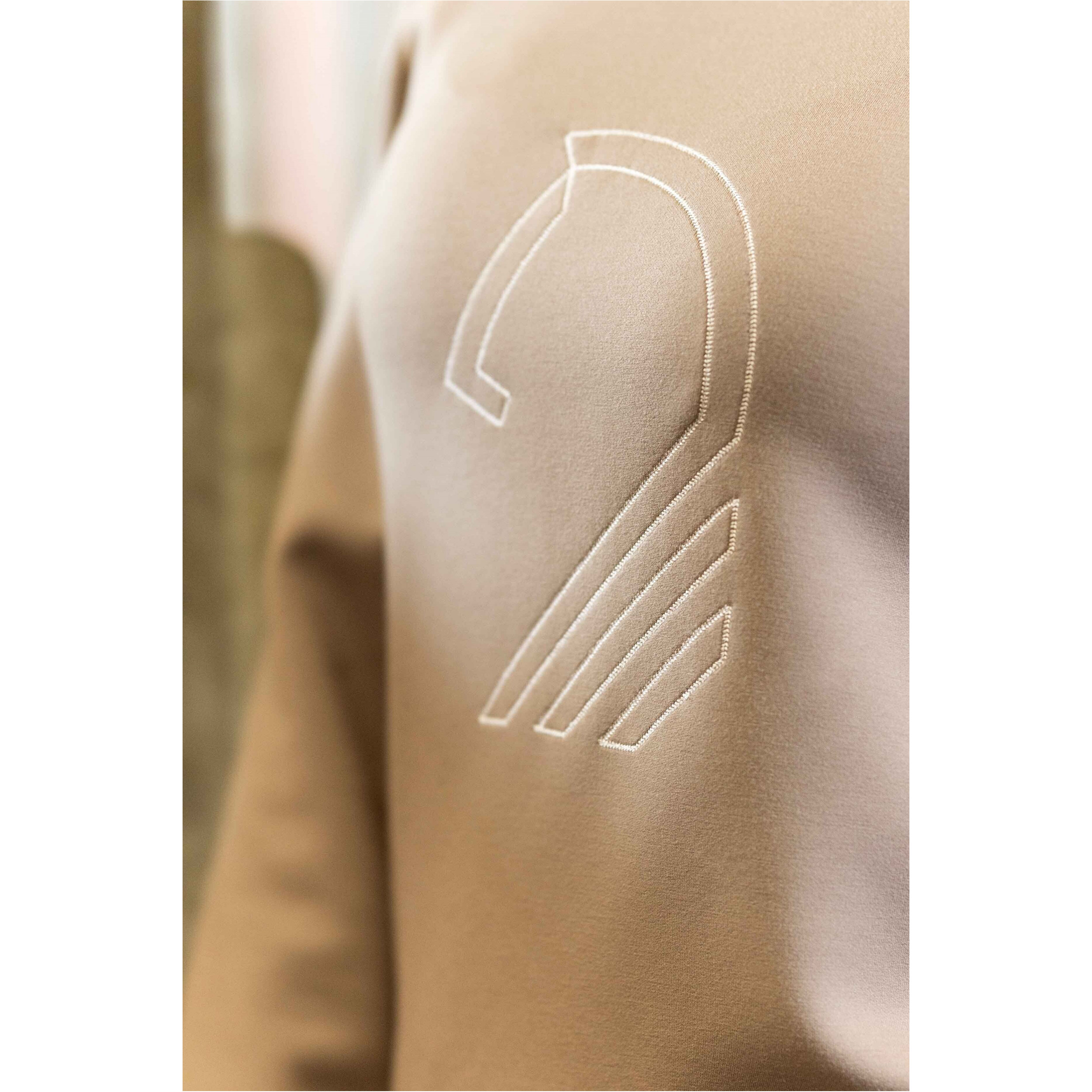 Damen Pullover LIVIGNO HORSE HEAD taupe