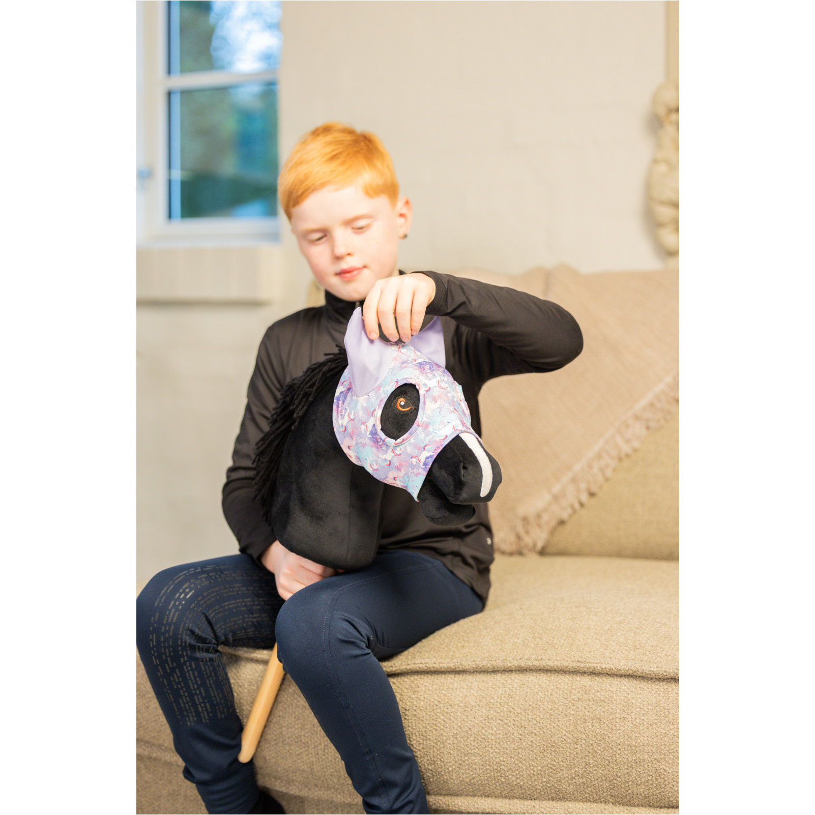 Spielzeugrennmaske EINHORN lavendel Spielzeugrennmaske EINHORN lavendel