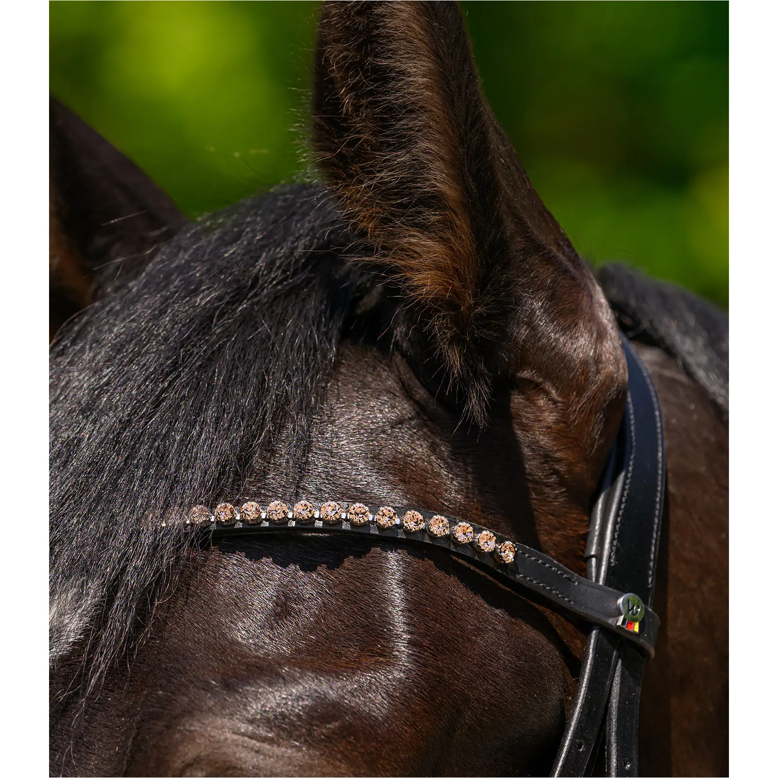 Stirnband GLAM X-Line schwarz/pfirsich