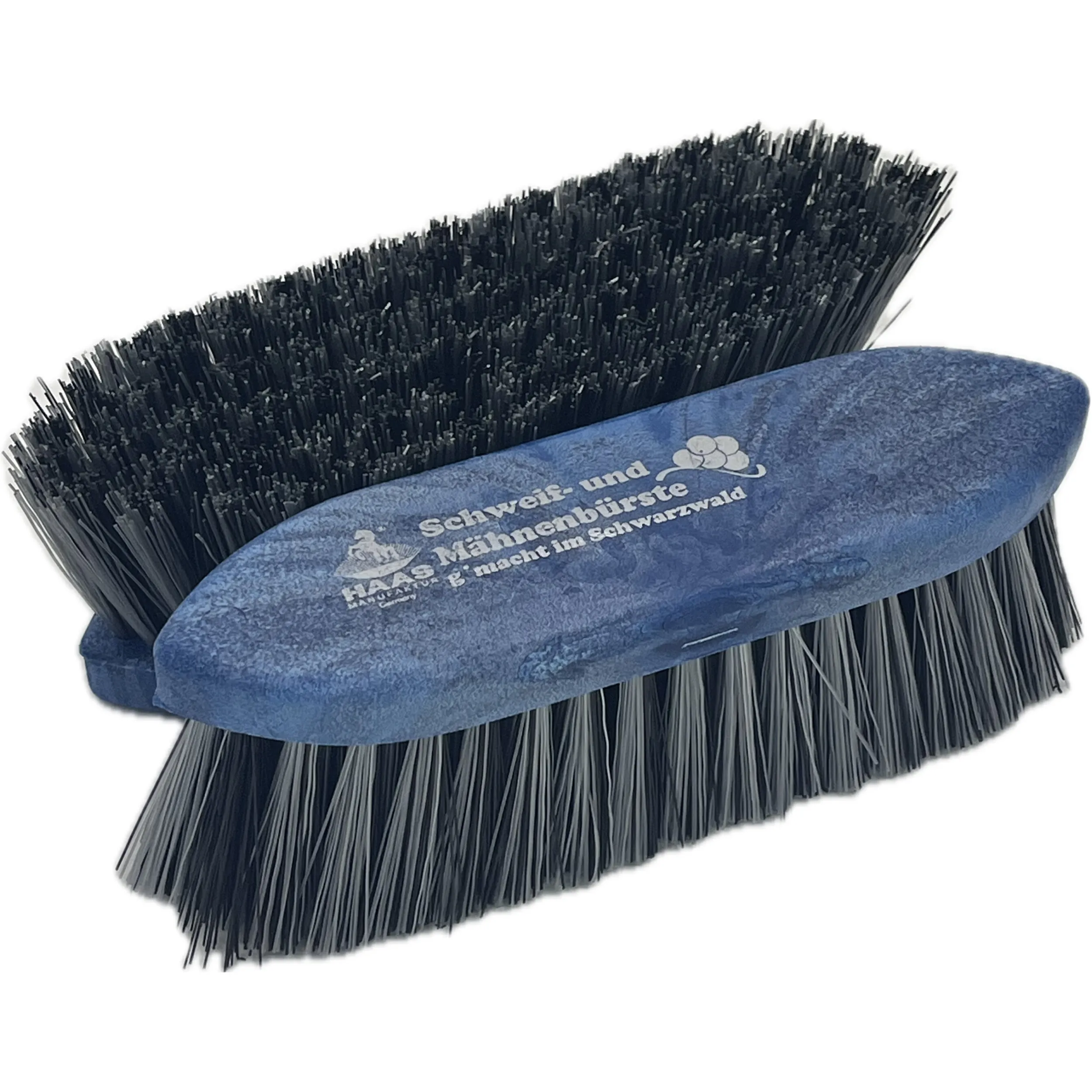 Schweif- und Mähnenbürste klein jeansblau