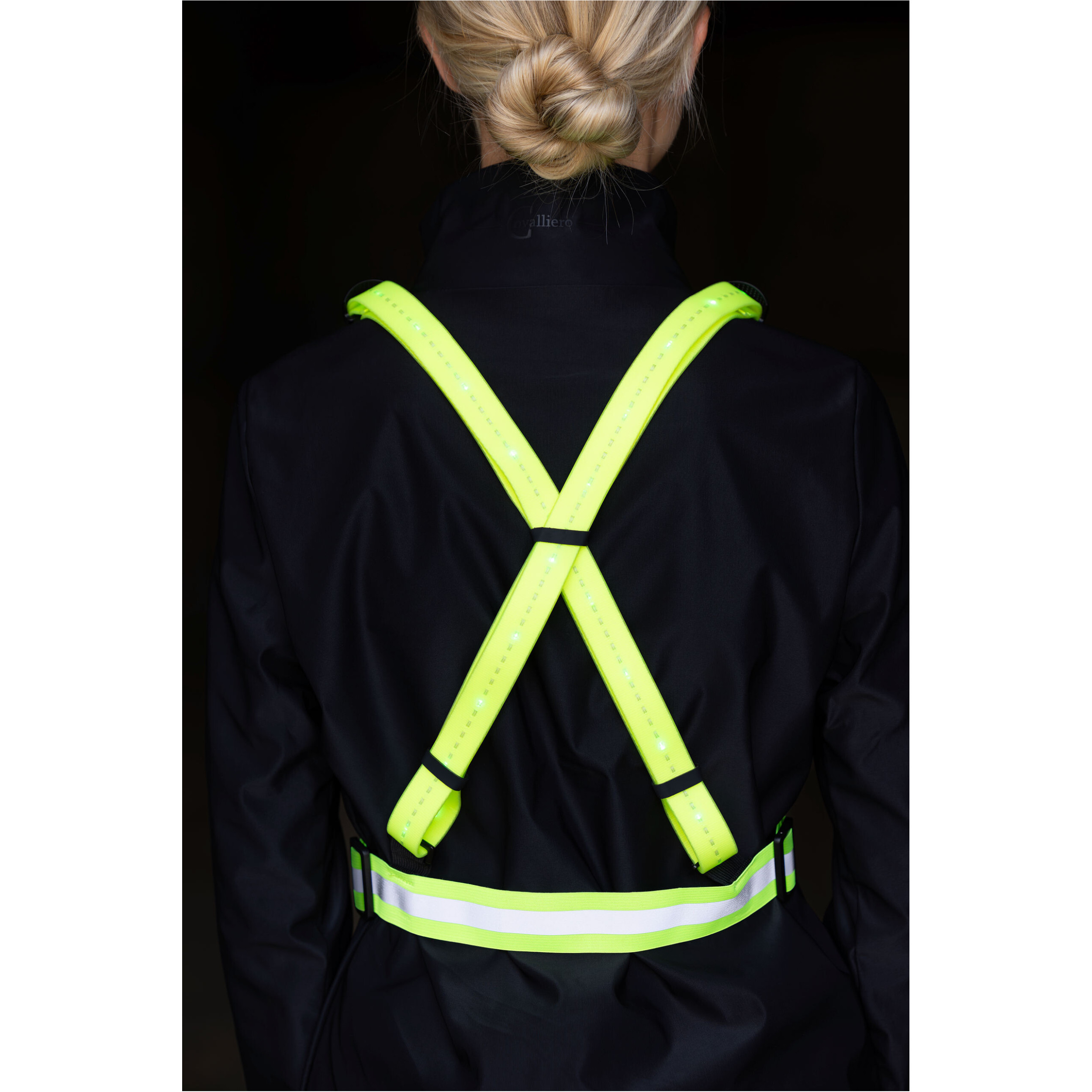 Funktionsweste LED gelb