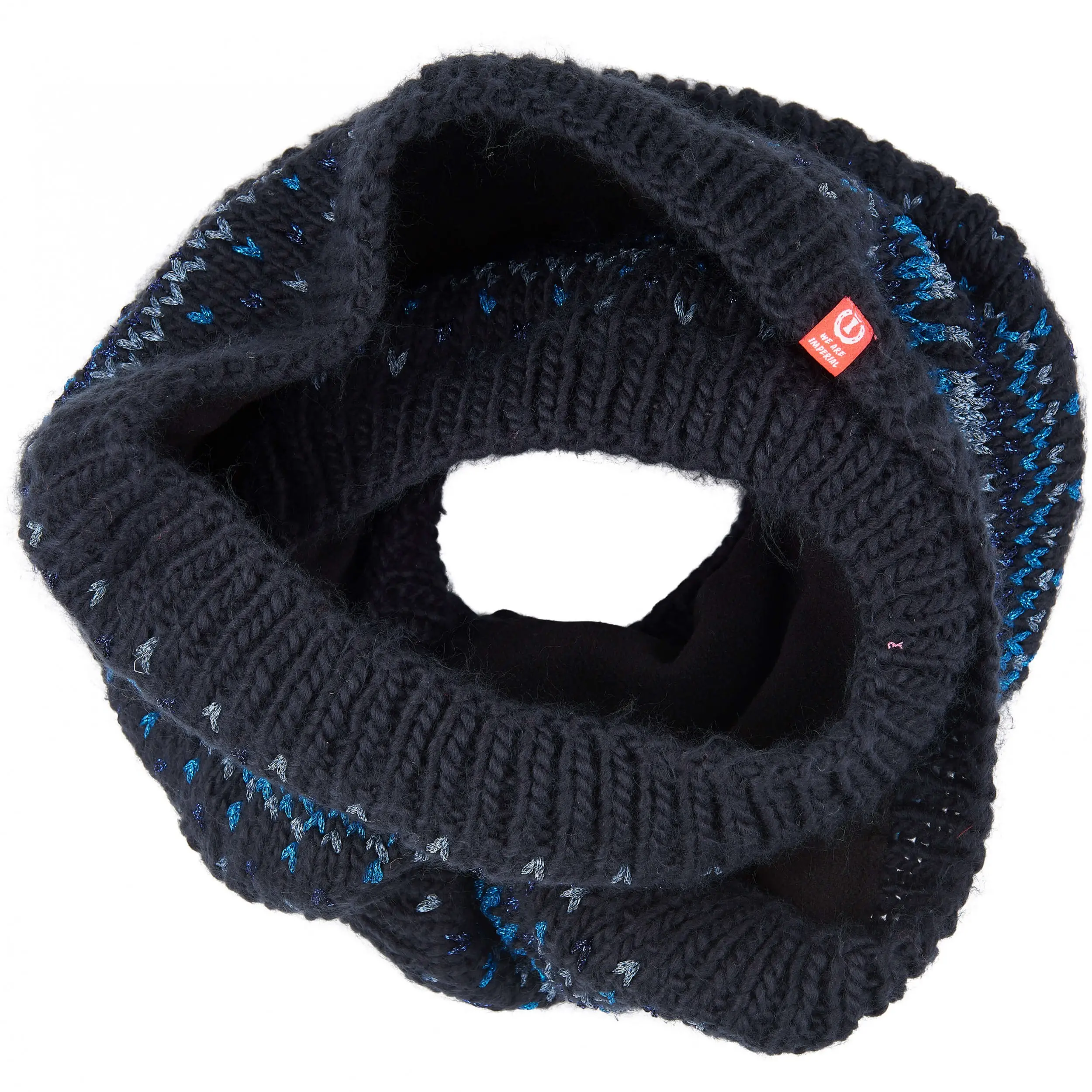 Damen Schal I'm Yours blue metallic