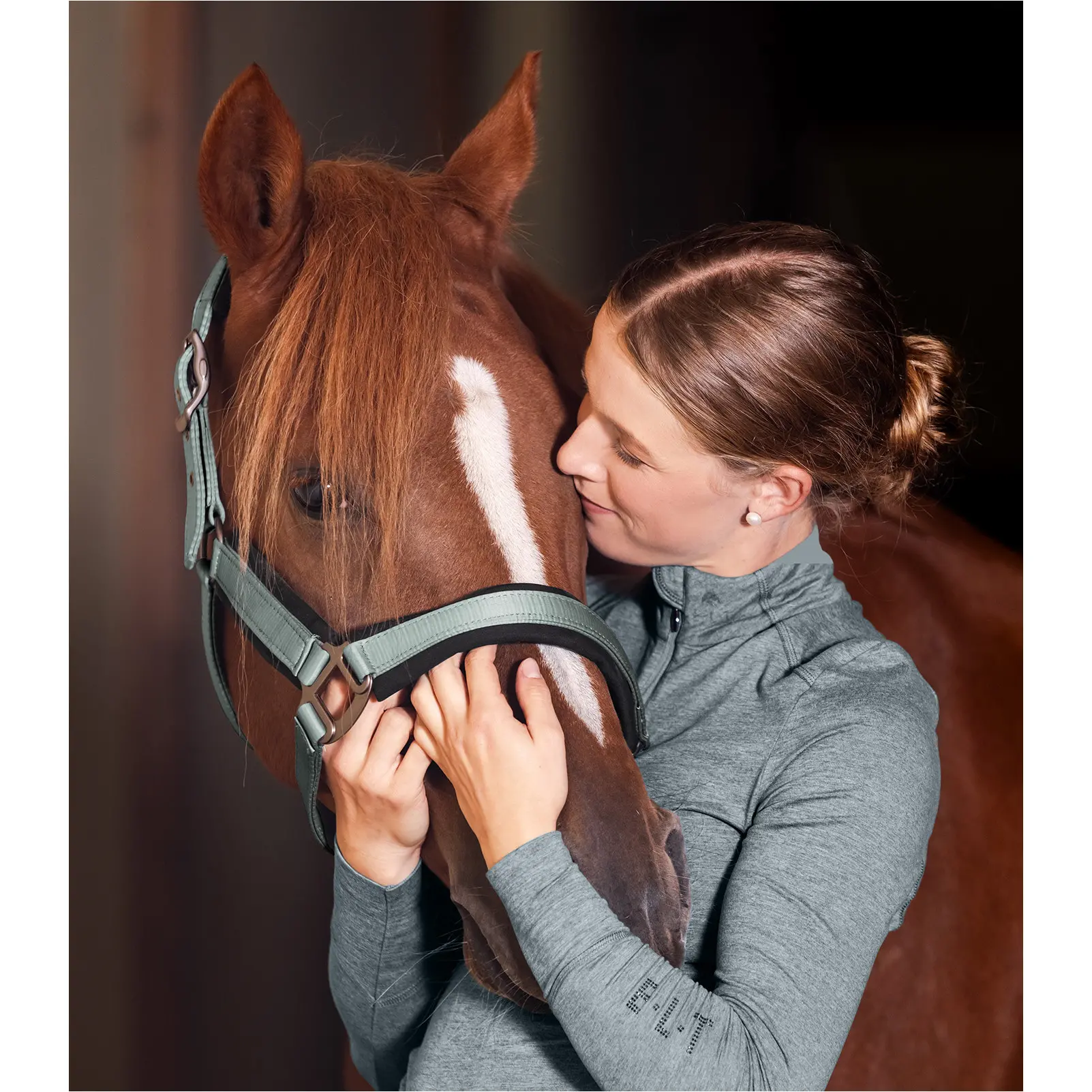 Halfter SOFT TOUCH silberblau