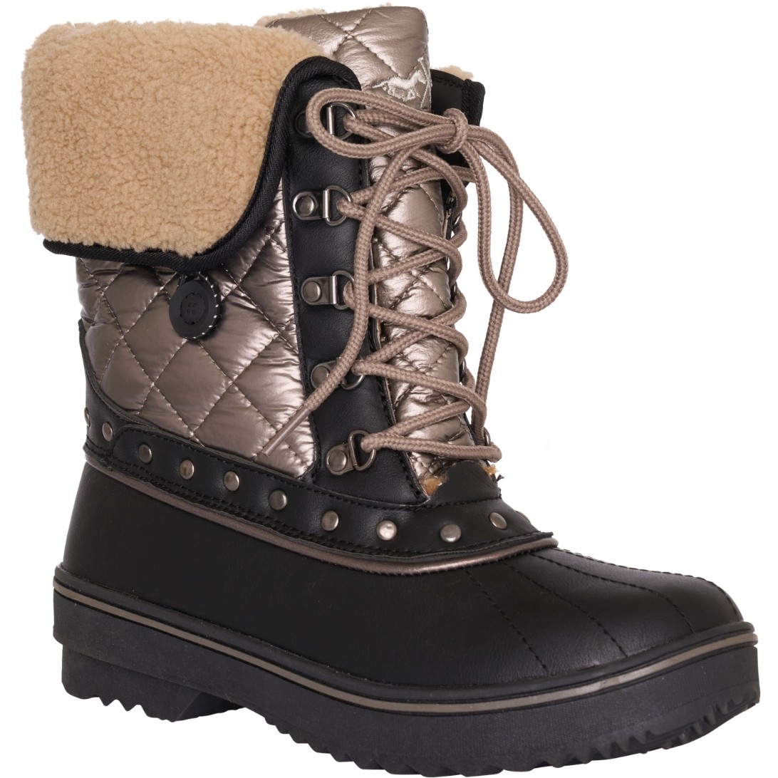 Winter Damen Stiefel HVPGlasynn Glitchy dark taupe