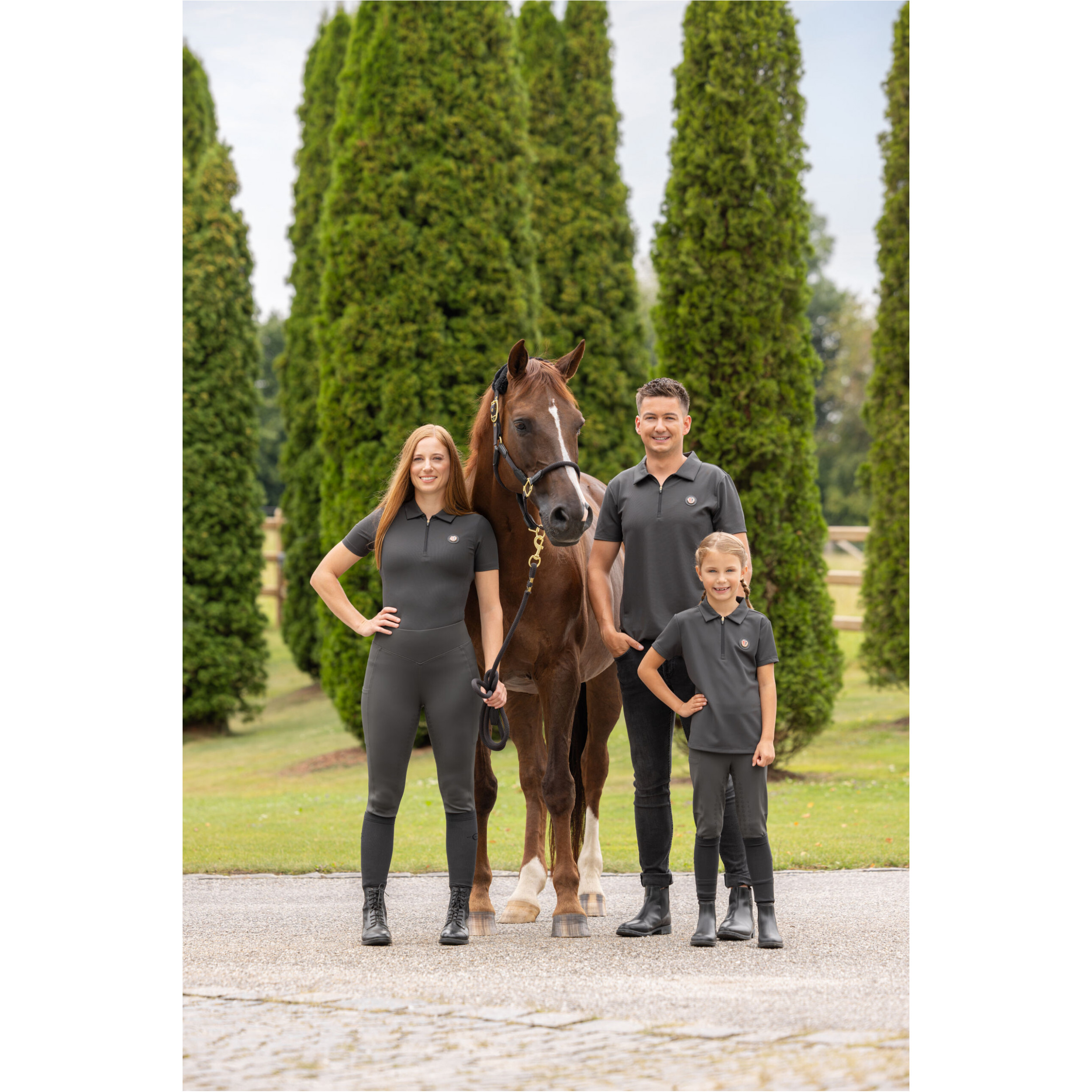 Damen Poloshirt ANNIVERSARY graphite