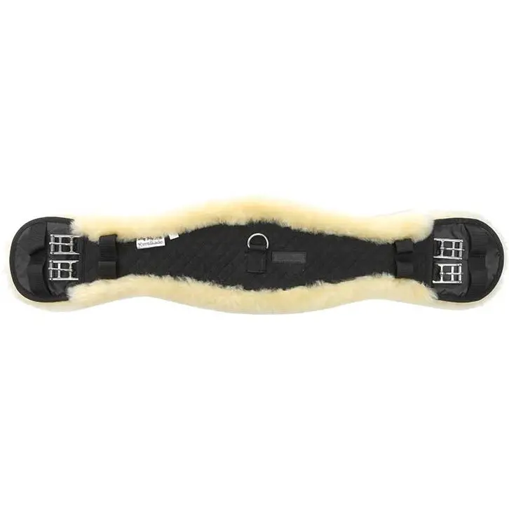Kurzgurt mit Lammfell ohne Elast COMFORT schwarz/natur