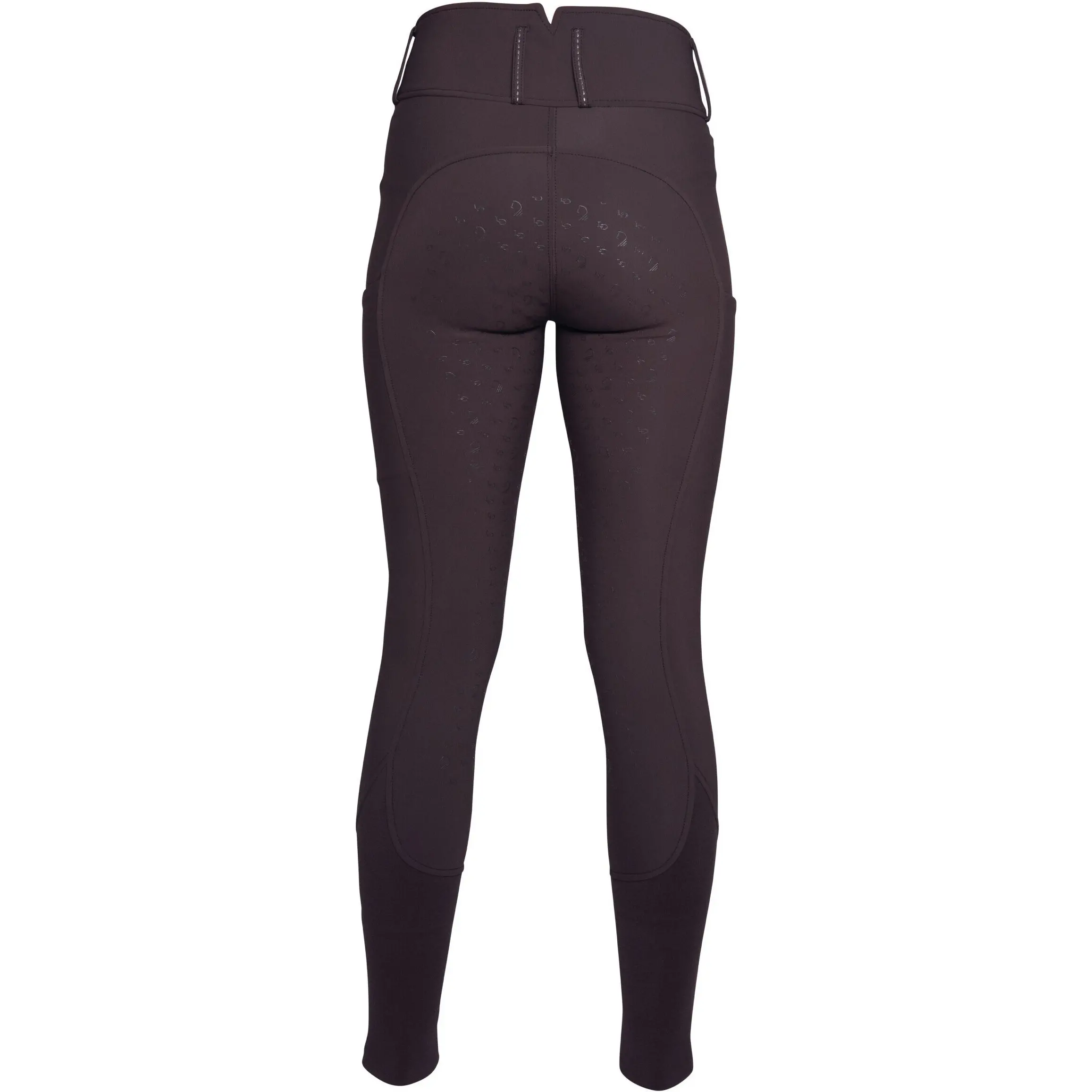 Damen Reithose Silikon Vollbesatz AREZZO dunkelbraun