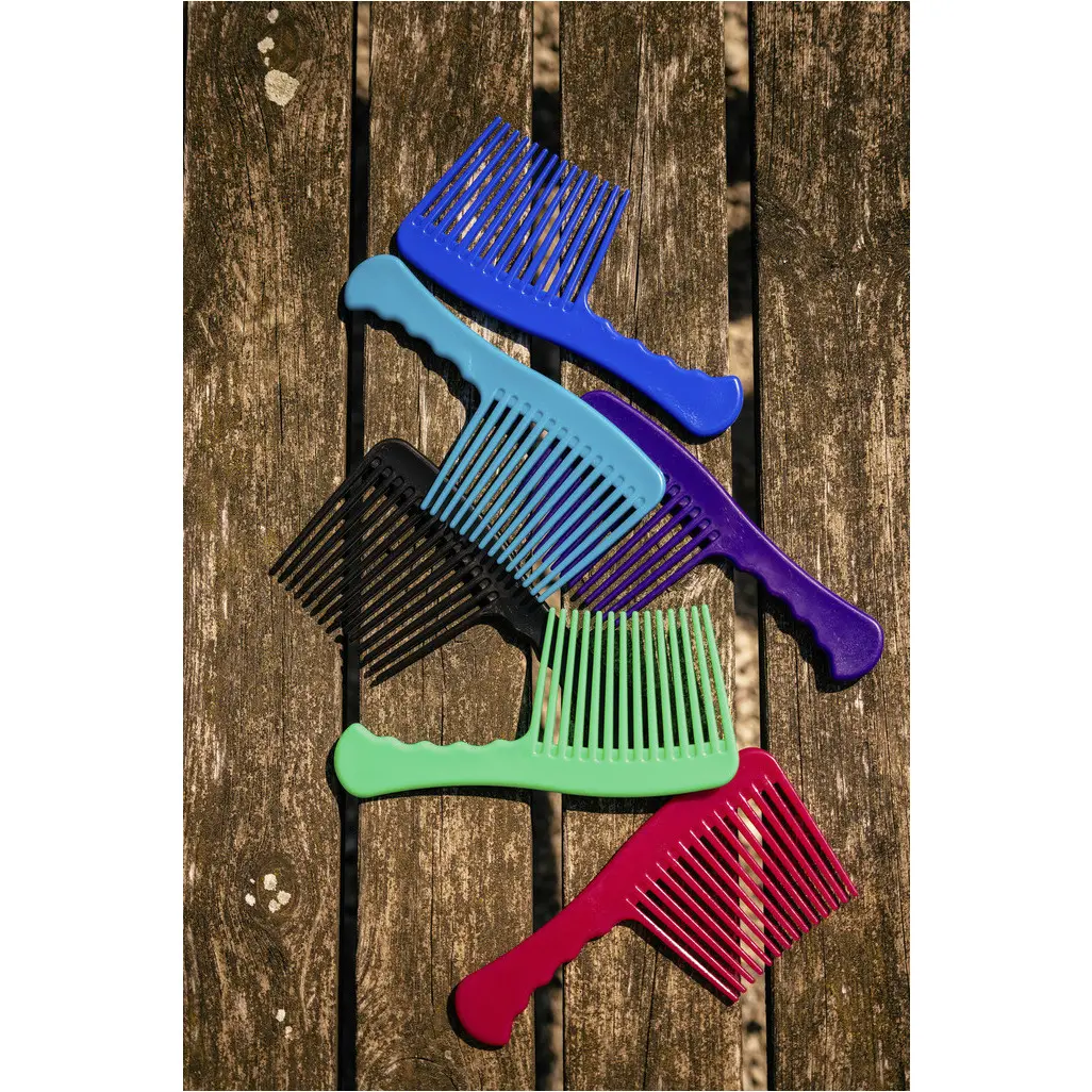 Kamm mit großen Zähnen SOFT schwarz Kamm mit großen Zähnen SOFT schwarz