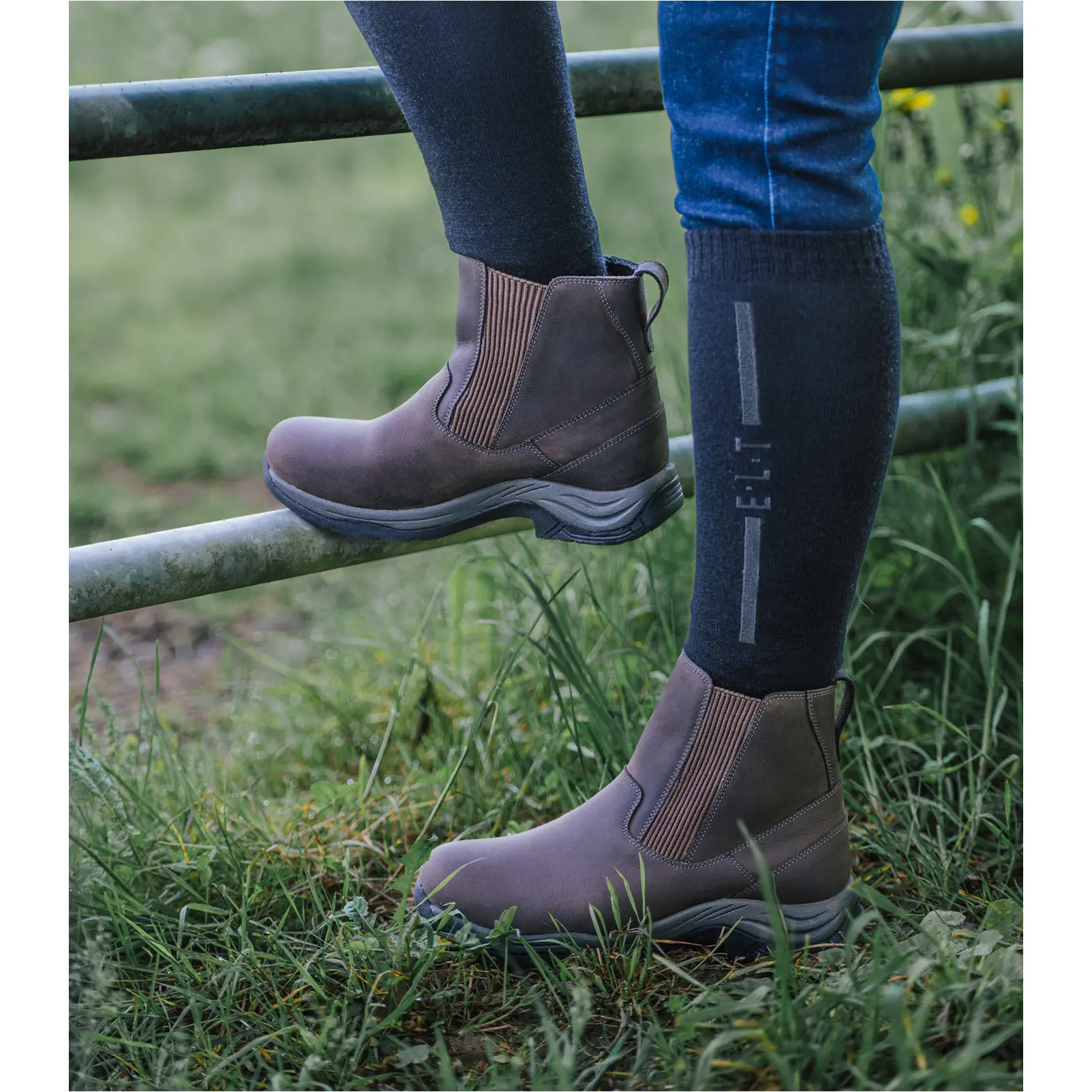 Damen Jodhpurstiefeletten GLASGOW Echtleder braun