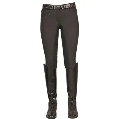 Winter Damen Reithose Vollbesatz WINNER Softshell schwarz