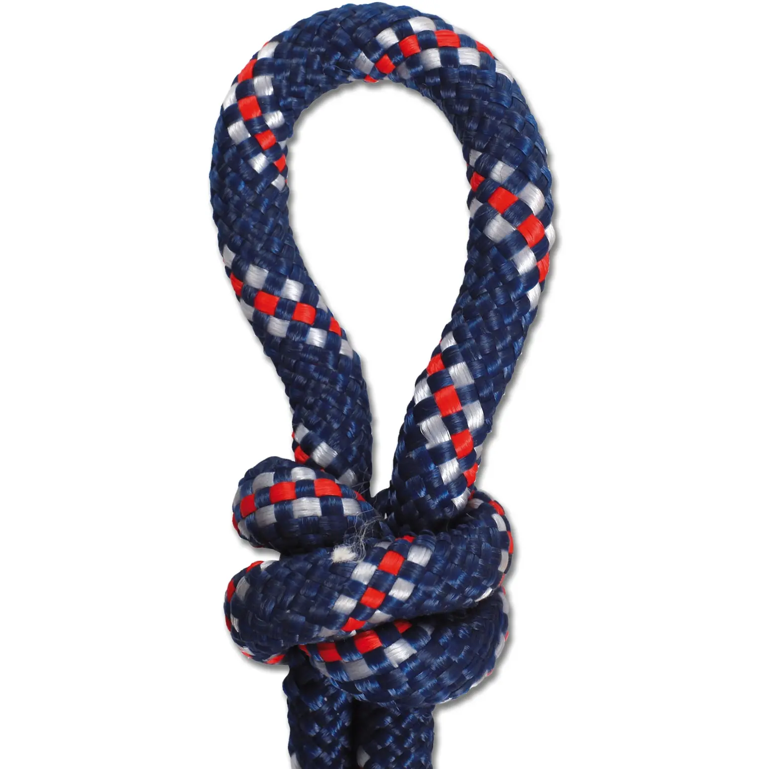 Knotenhalfter blau/weiß/rot Knotenhalfter blau/weiß/rot