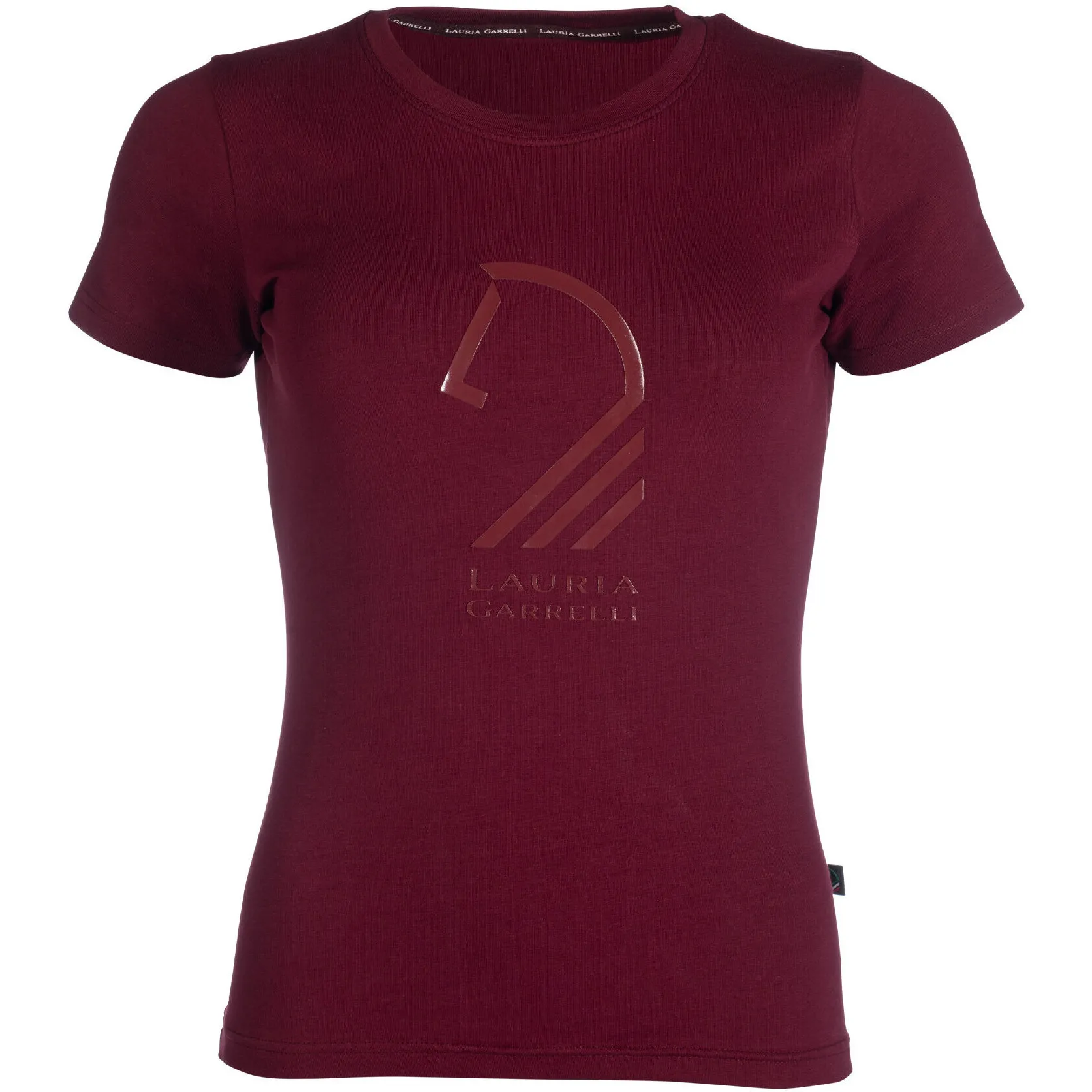 Damen T-Shirt LIVIGNO HORSE HEAD bordeaux
