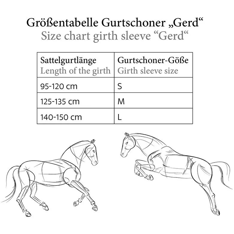 Langgurtschoner GERD Kunstfell braun