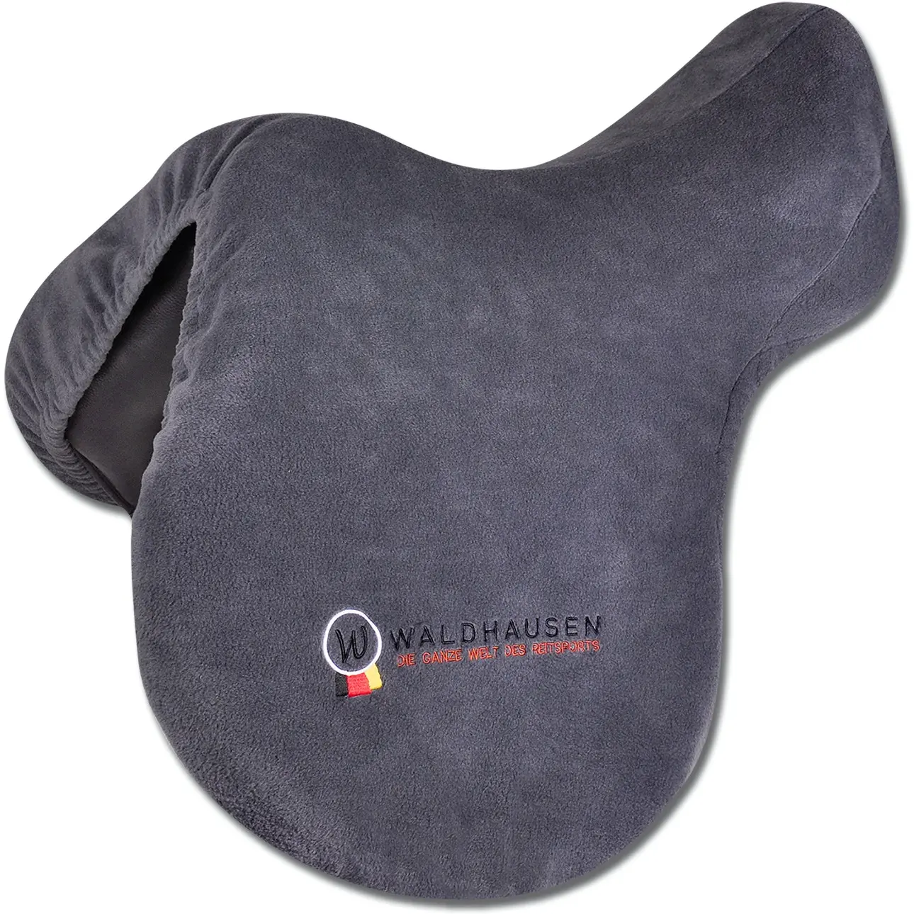 Sattelschoner Fleece grau