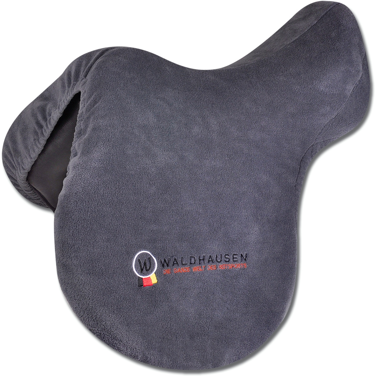 Sattelschoner Fleece grau