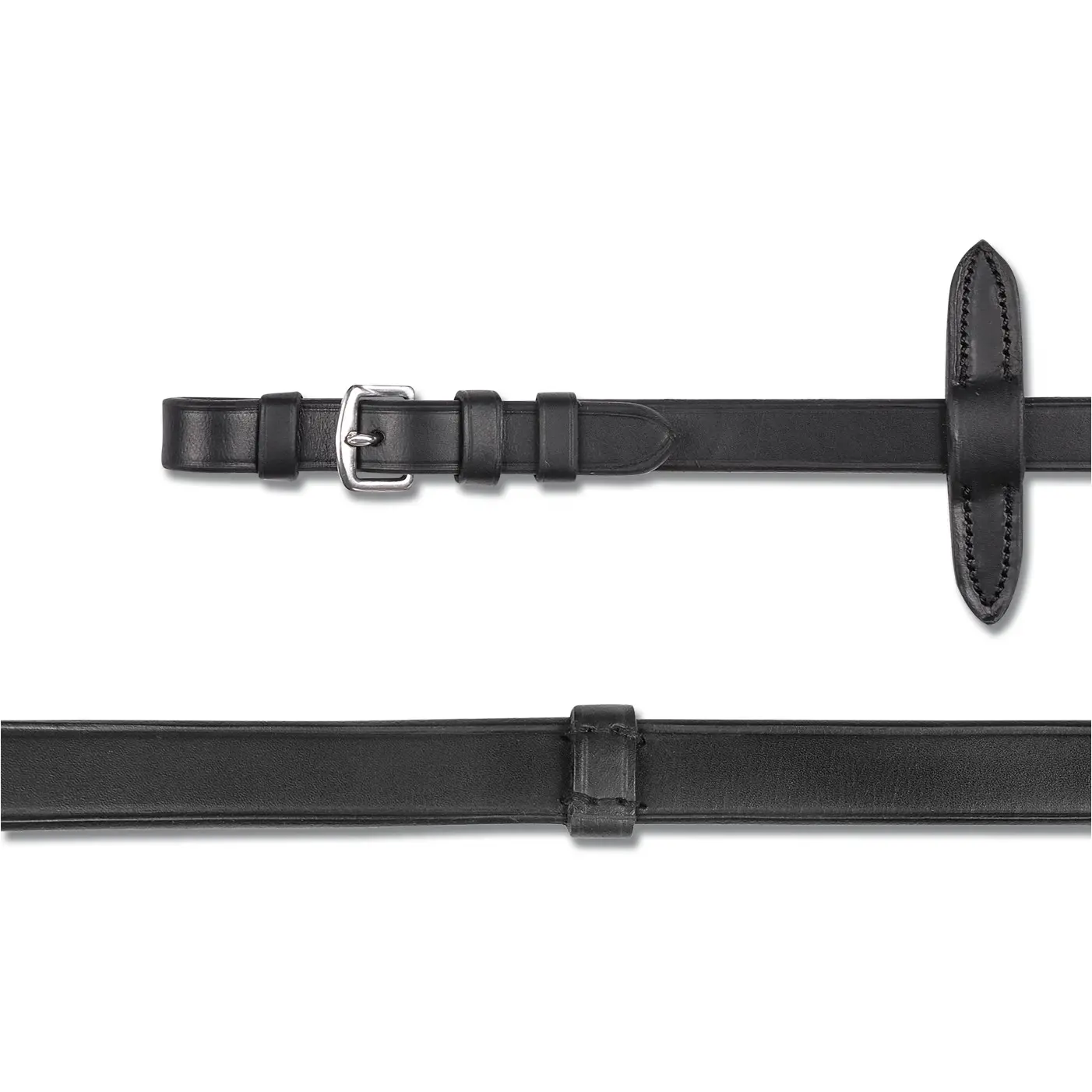 Lederzügel extra lang X-Line schwarz