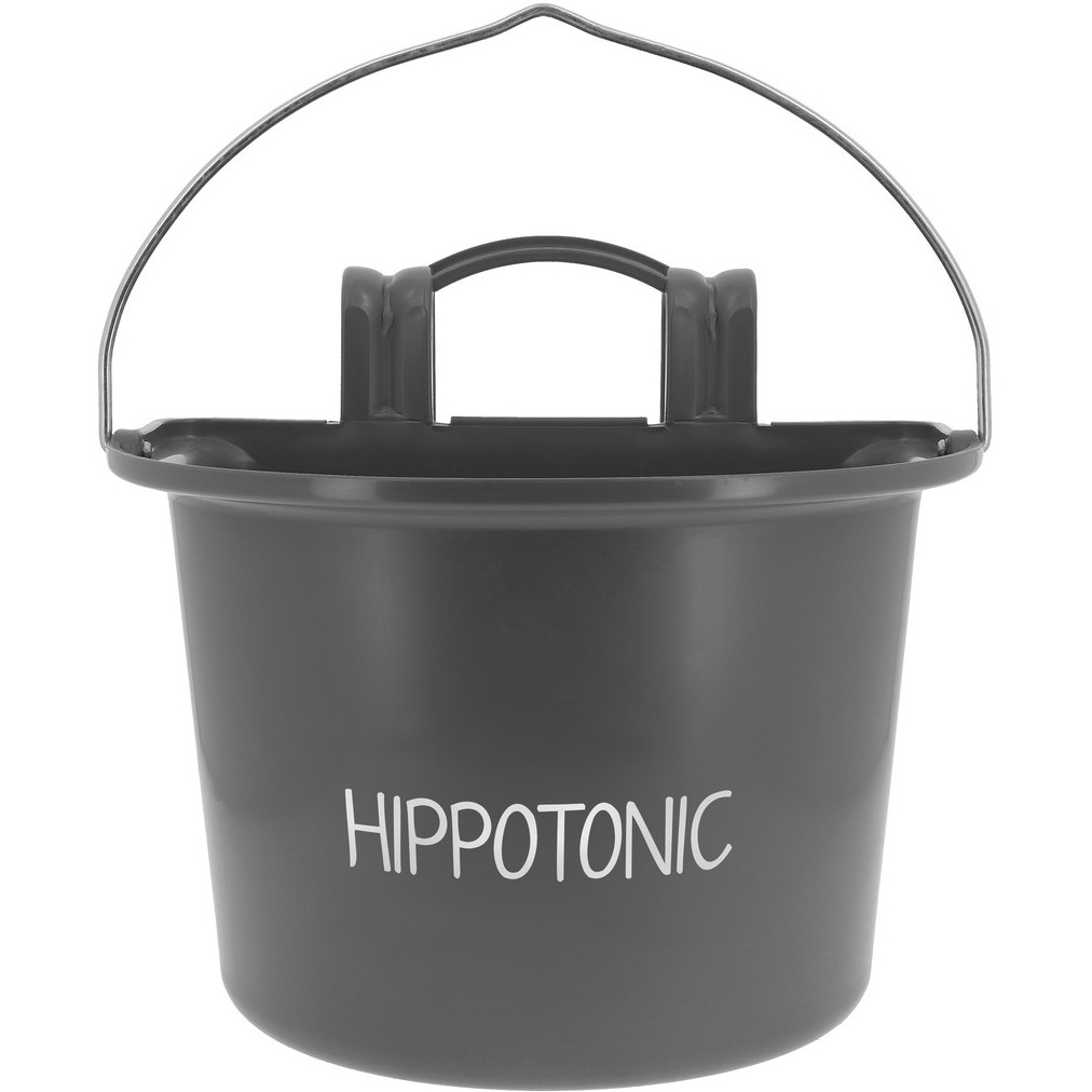 Futtertrog mit Haken und Griff dunkelgrau