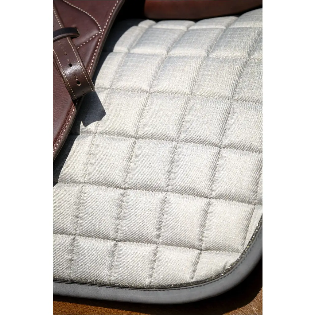 Schabracke CHIC hellgrau Warmblut Vielseitigkeit Schabracke CHIC hellgrau Warmblut Vielseitigkeit