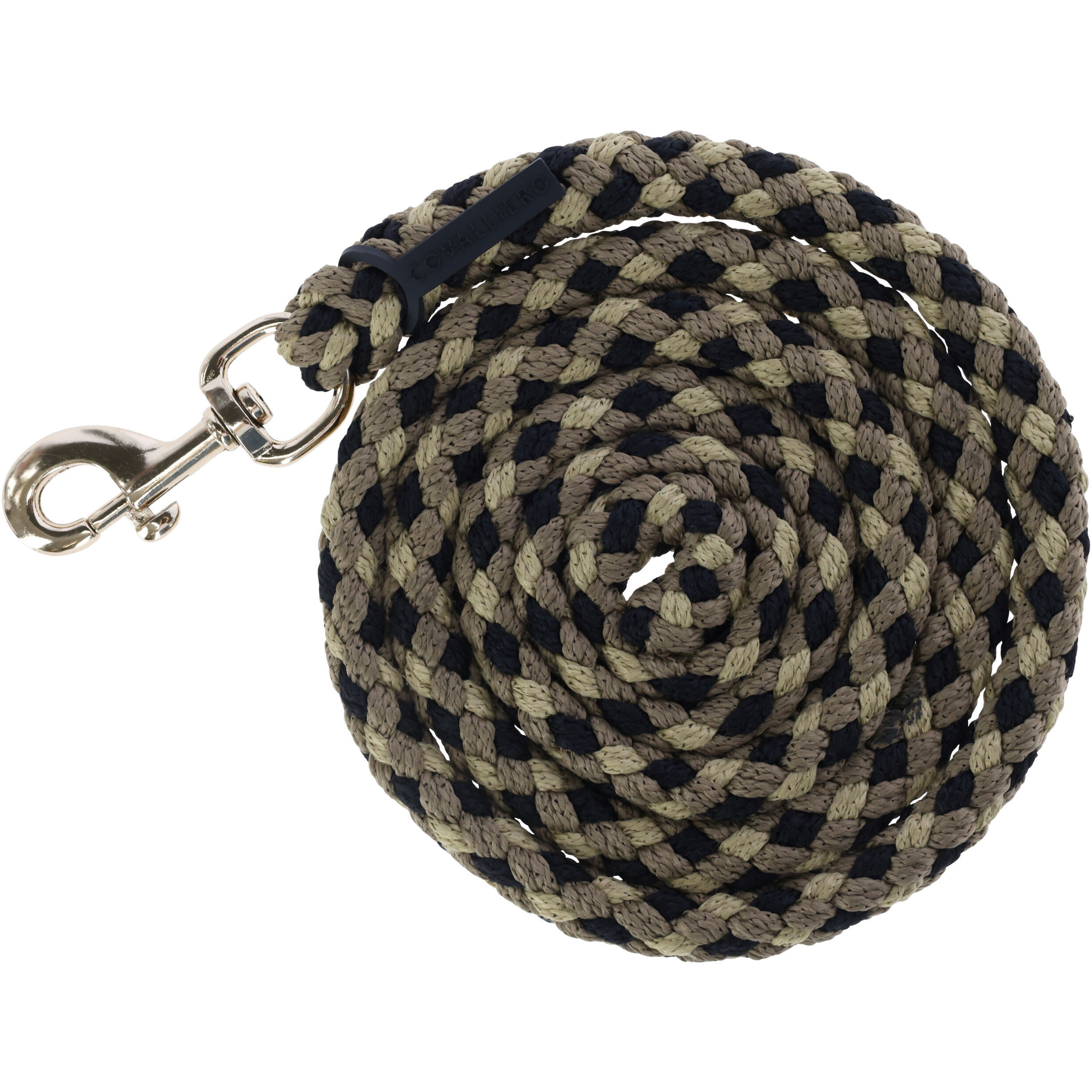 Führstrick mit Karabinerhaken HIPPO F/S 2026 black/walnut