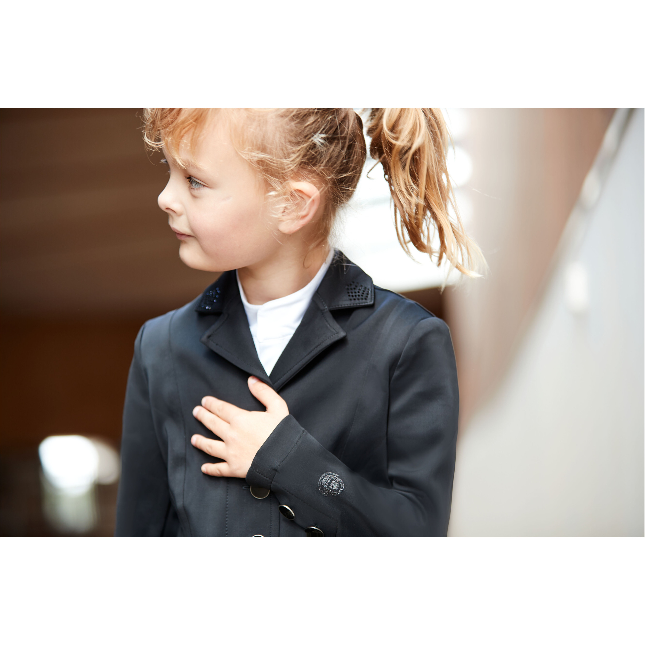 Kinder Turnierjacke MONROE schwarz