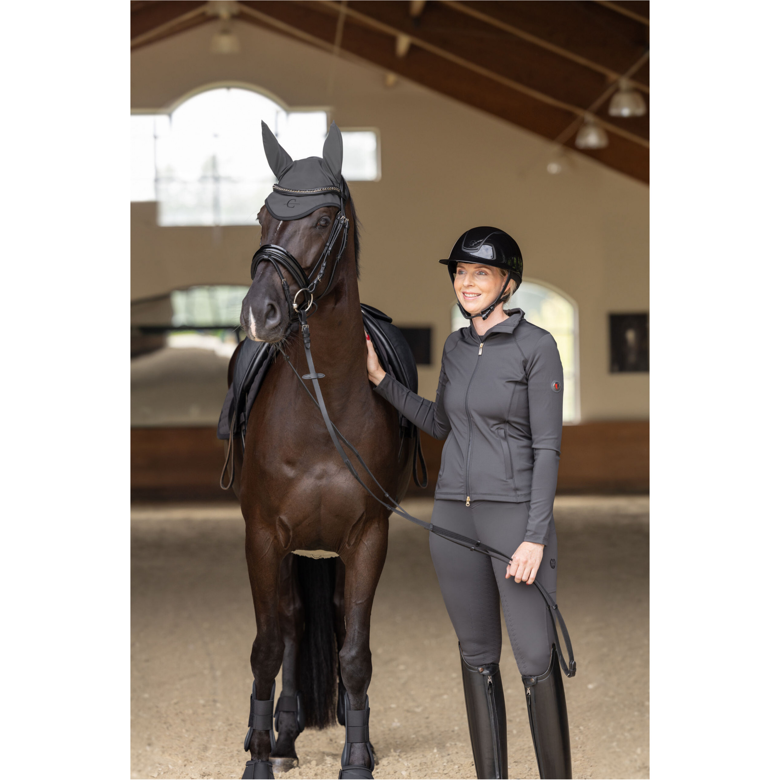 Damen Reitjacke Active ANNIVERSARY graphite