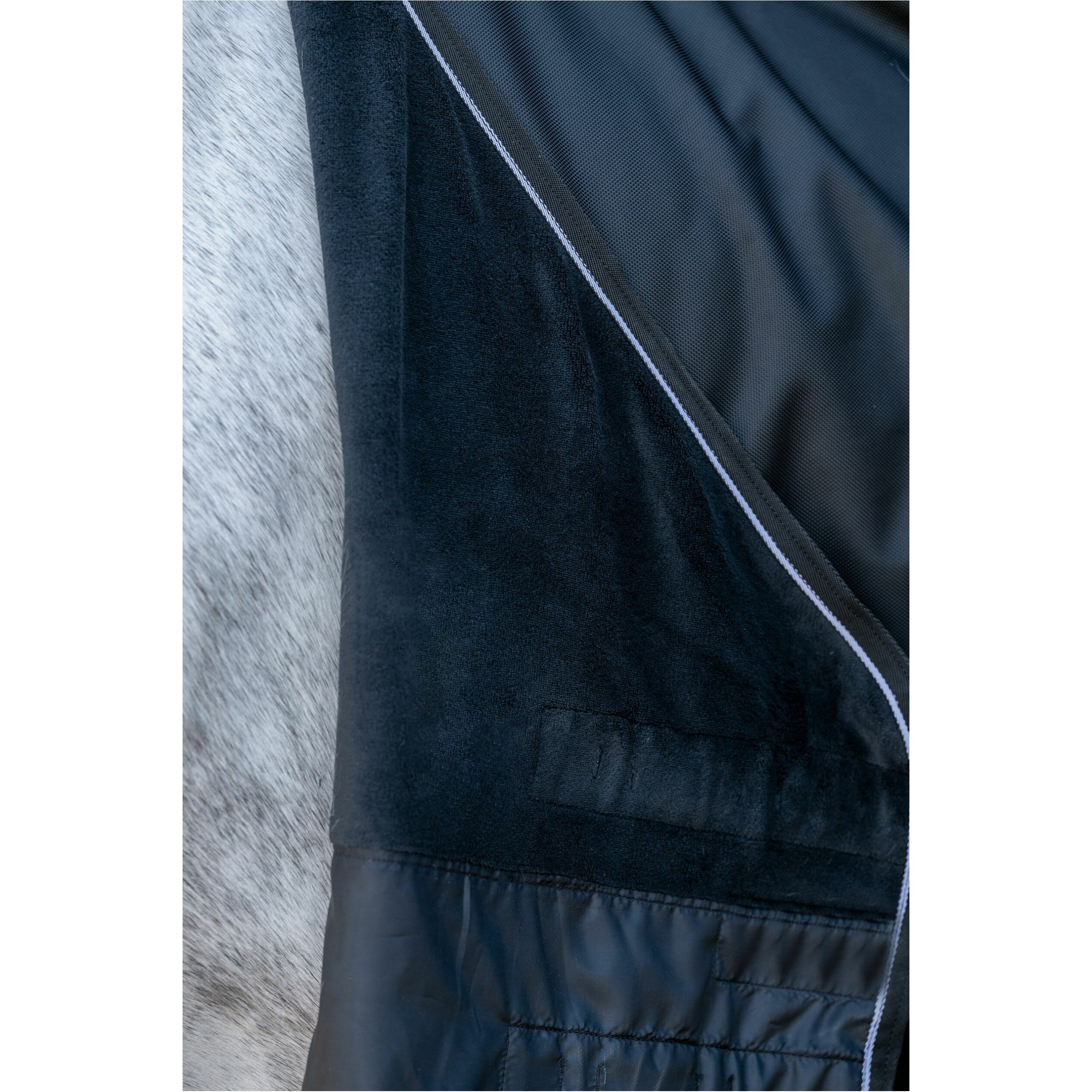 Weidedecke 1680D mit Teddyfellfutter PREMIUM dunkelblau