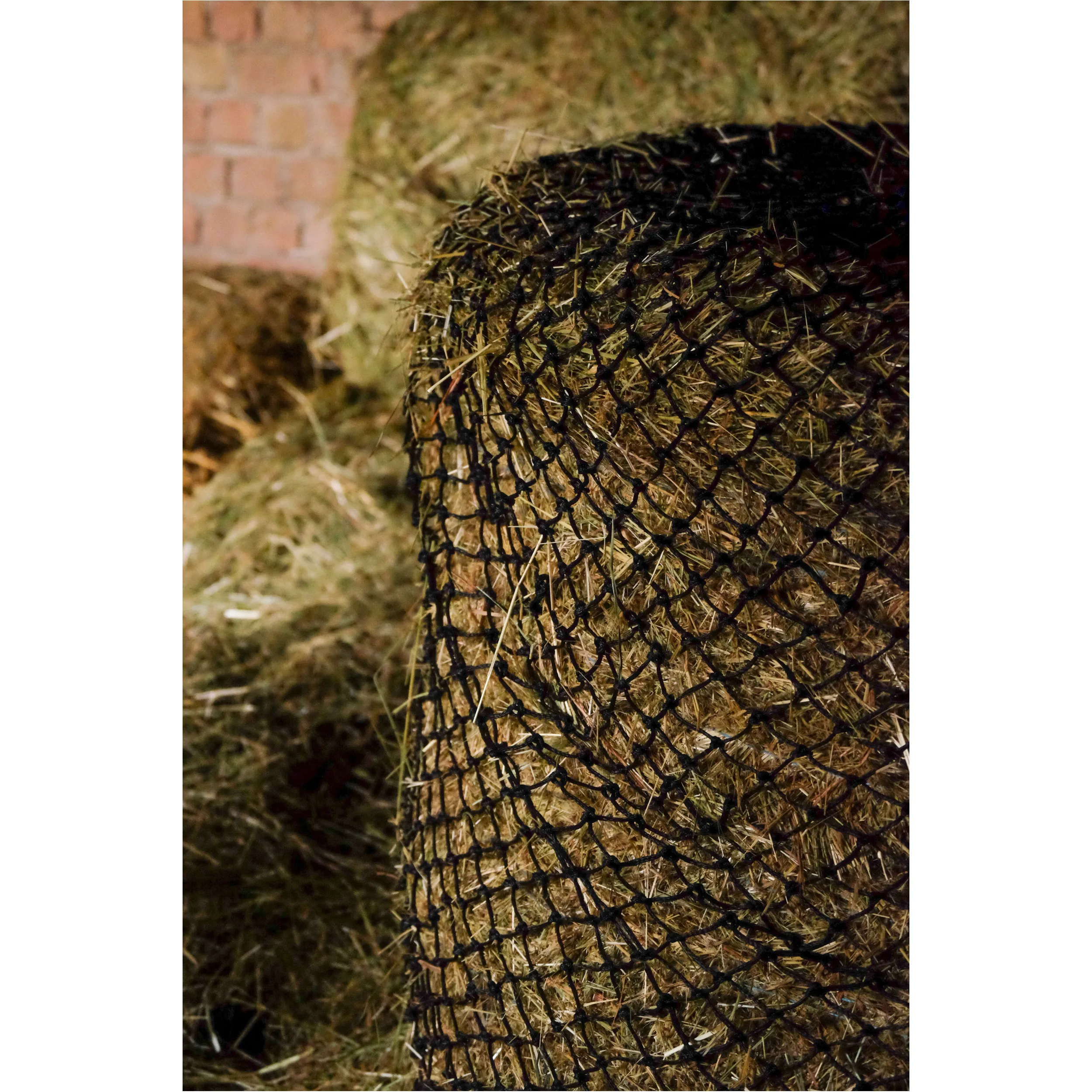 Rundballen Heunetz schwarz 280x280cm