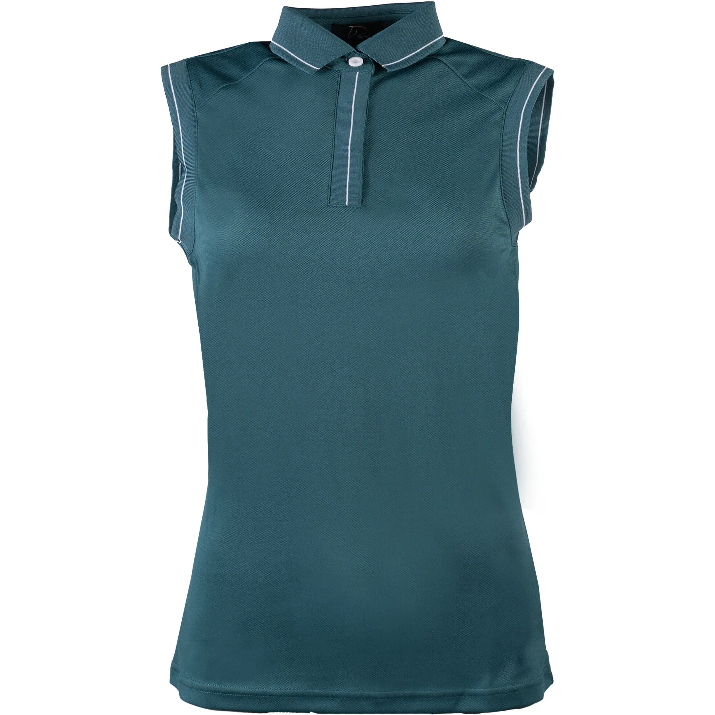 Damen Poloshirt ärmellos CATHERINE petrol