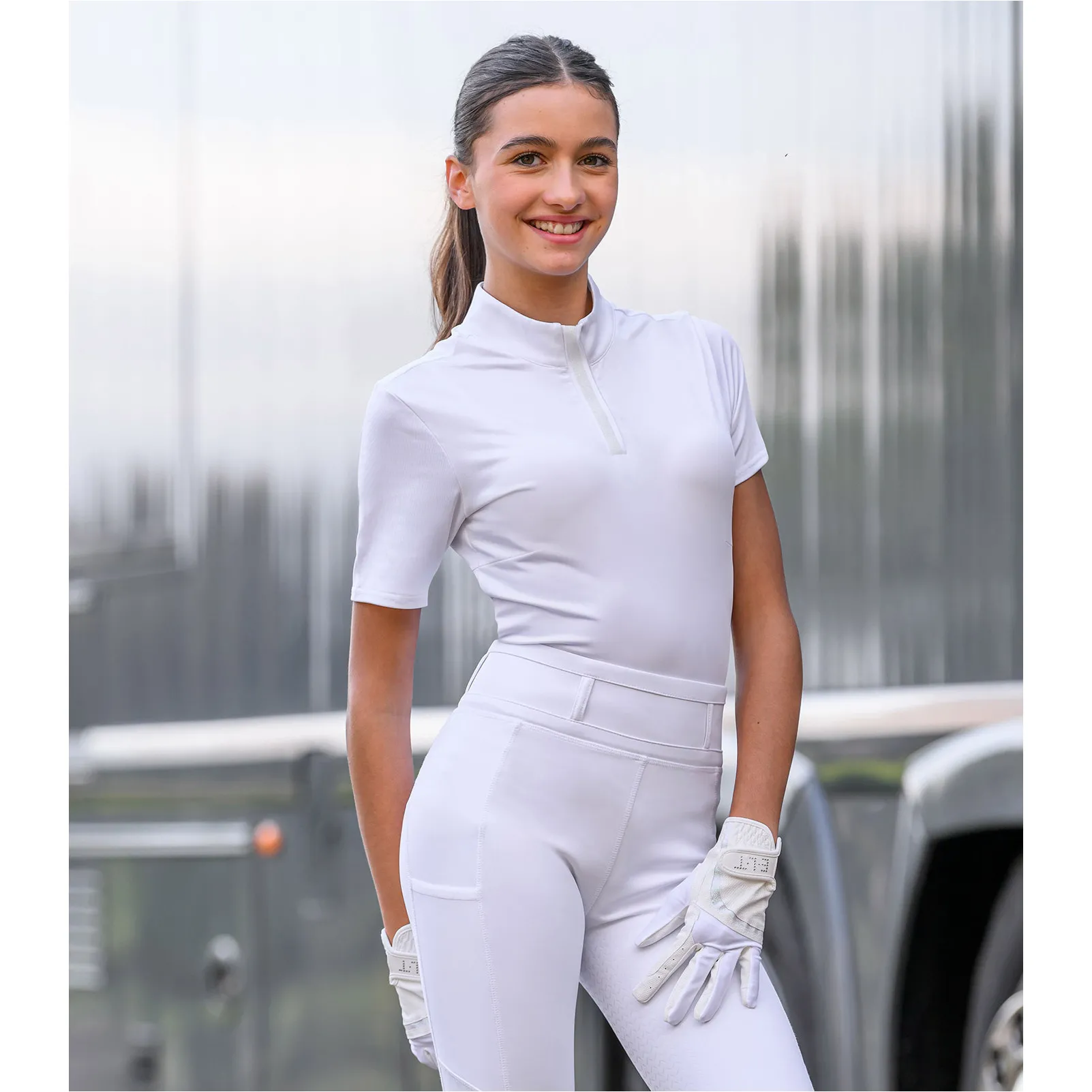 Damen Turniershirt BASIC weiß