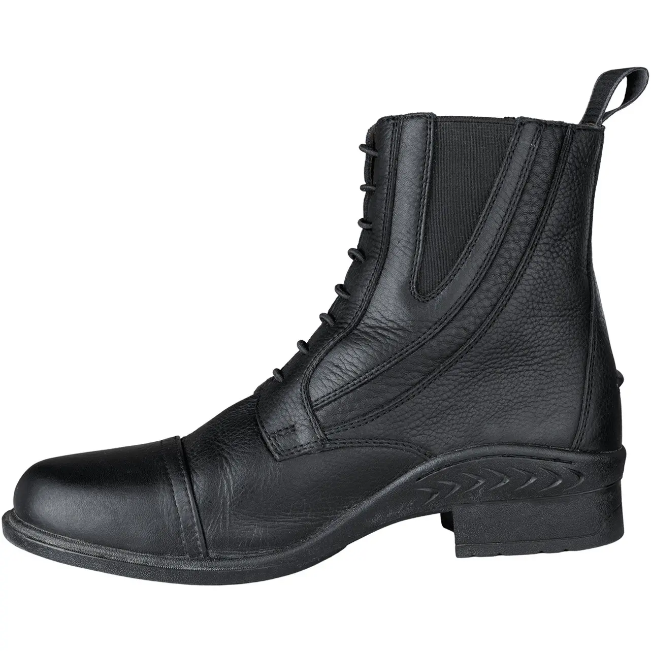 Damen Jodhpurschnürstiefeletten NEWCASTLE Echtleder schwarz
